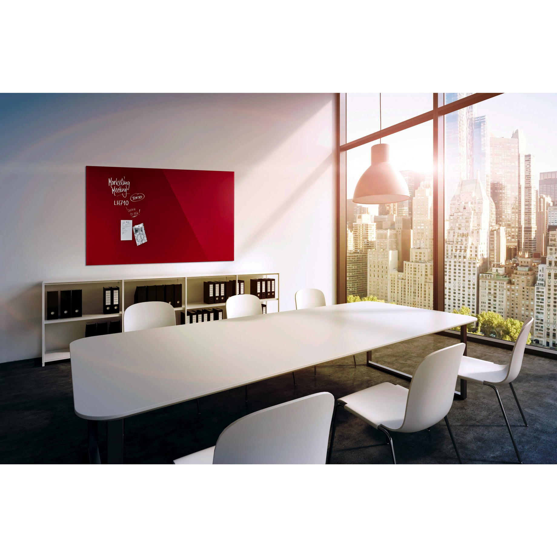 Design-Glasboard, magnetisch