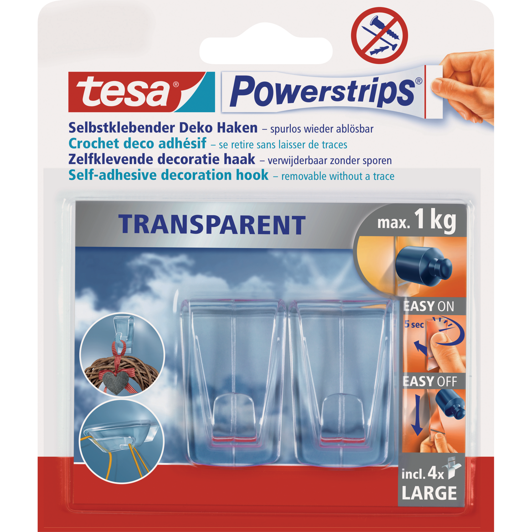 Powerstrips® Deco-Haken Large
