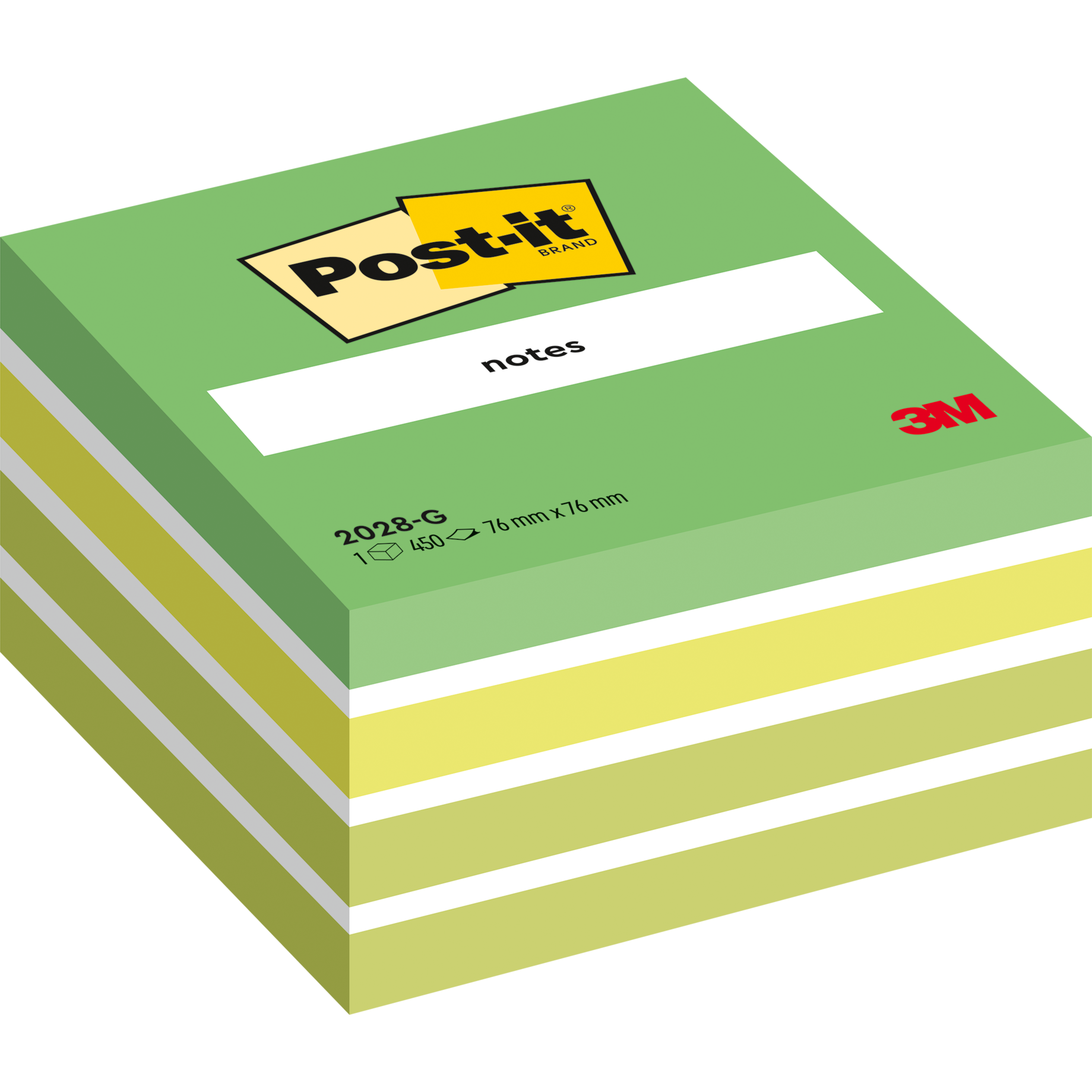 Post-it® Würfel, pastell