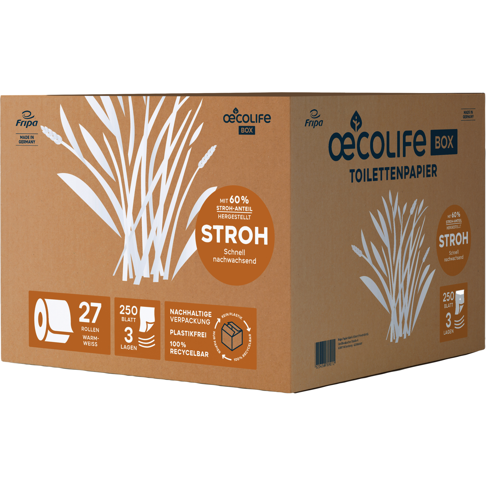 Toilettenpapier oecolife STROH