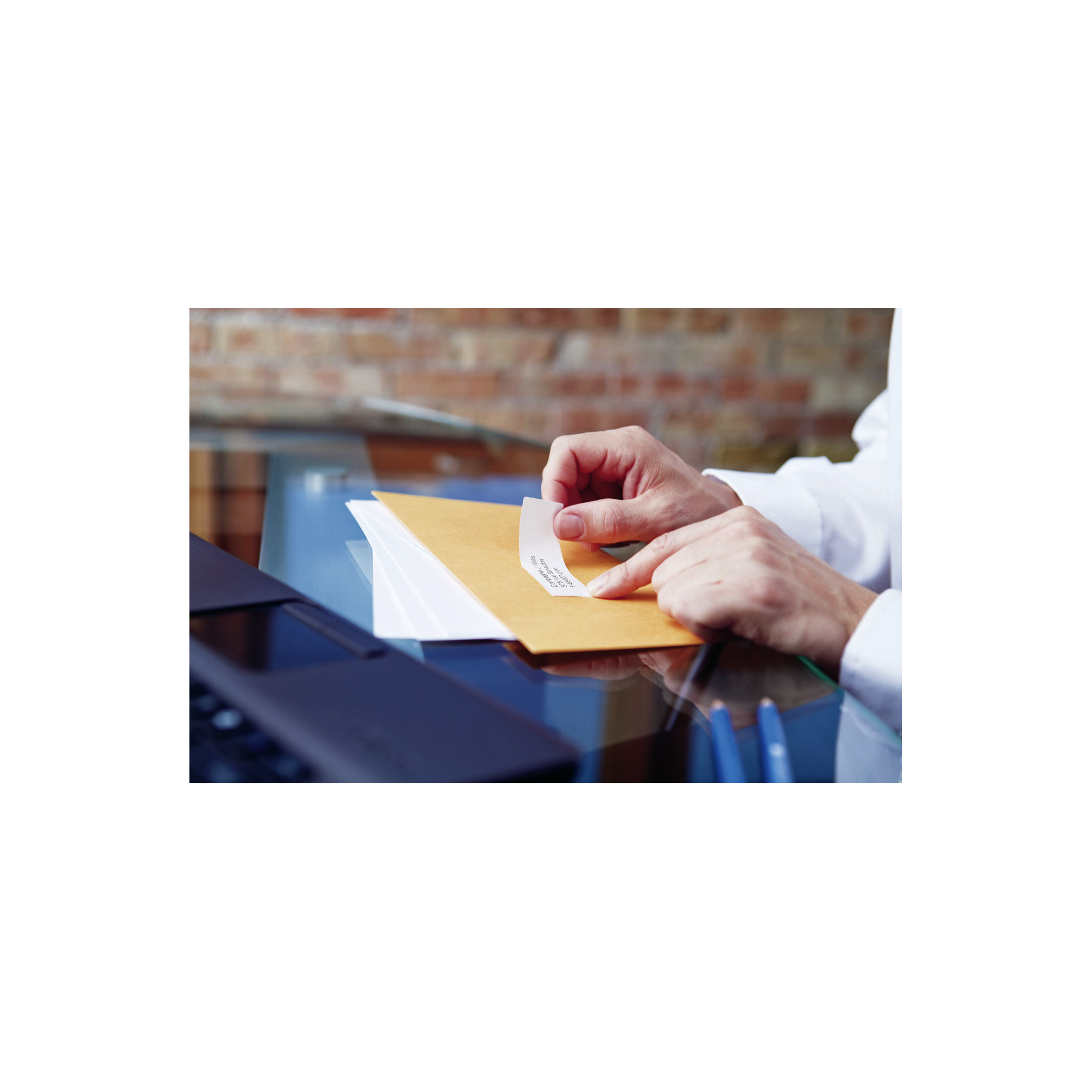 Original LabelWriter™-Versandetikett, aus Papier, 89 mm breit