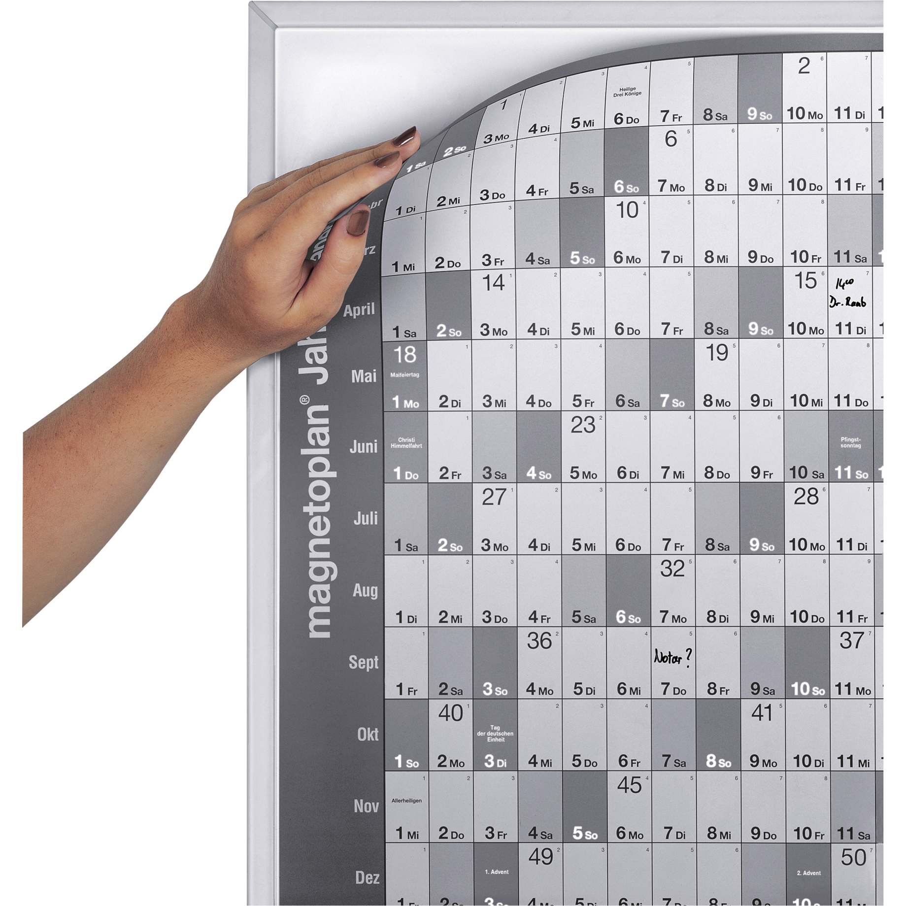Jahresplaner Trägertafel