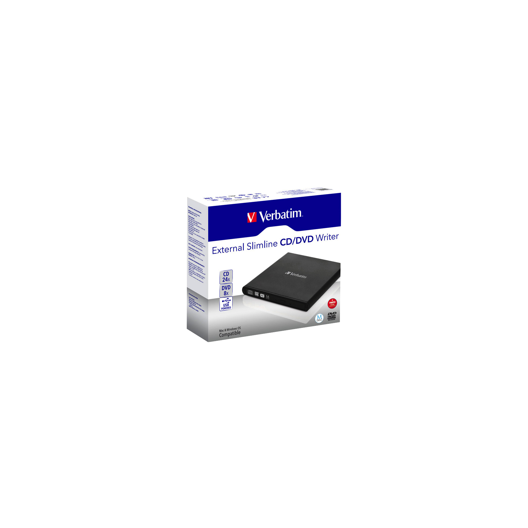 Externer DVD/Blu-ray Brenner Slimline