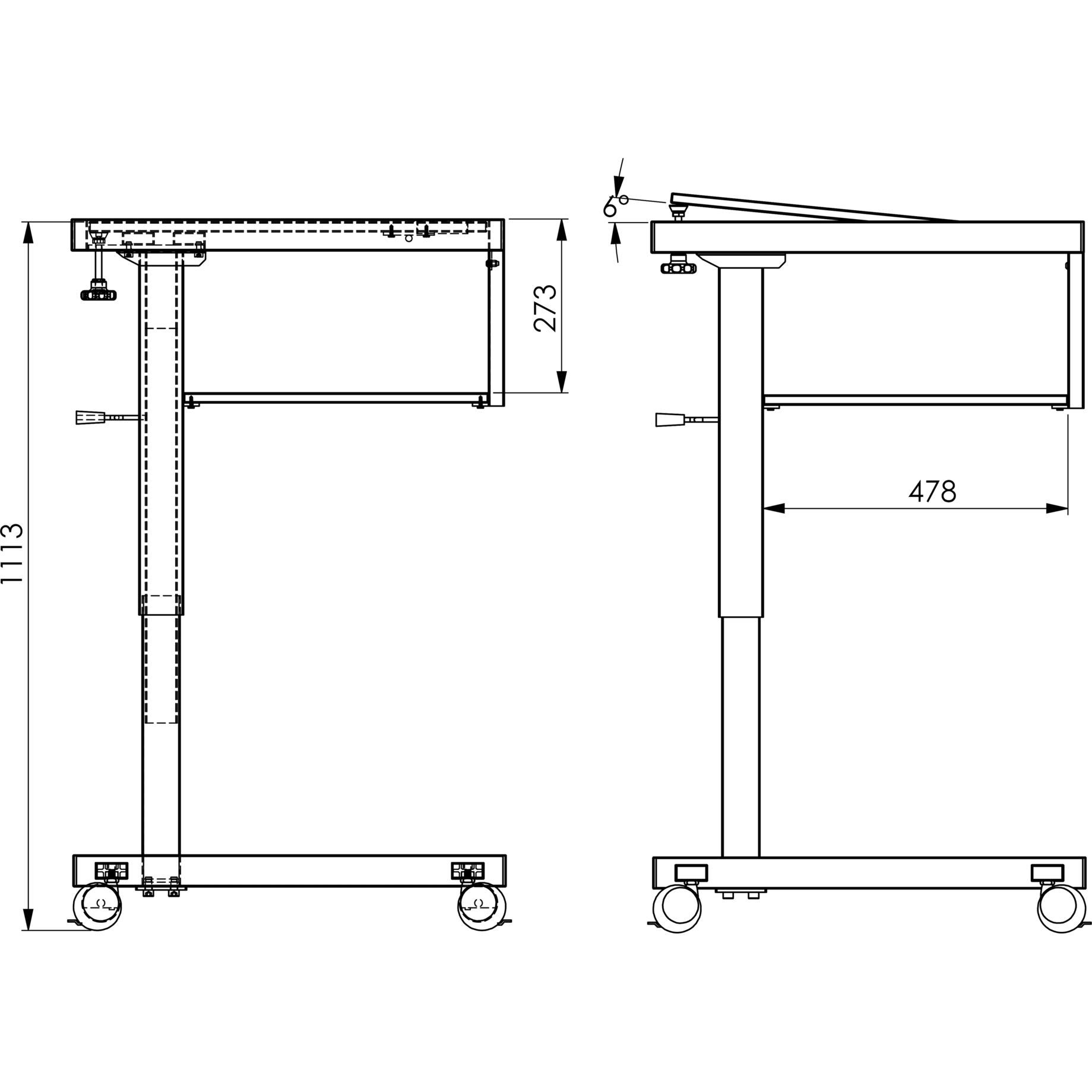 Projektortisch TopLine DVP II