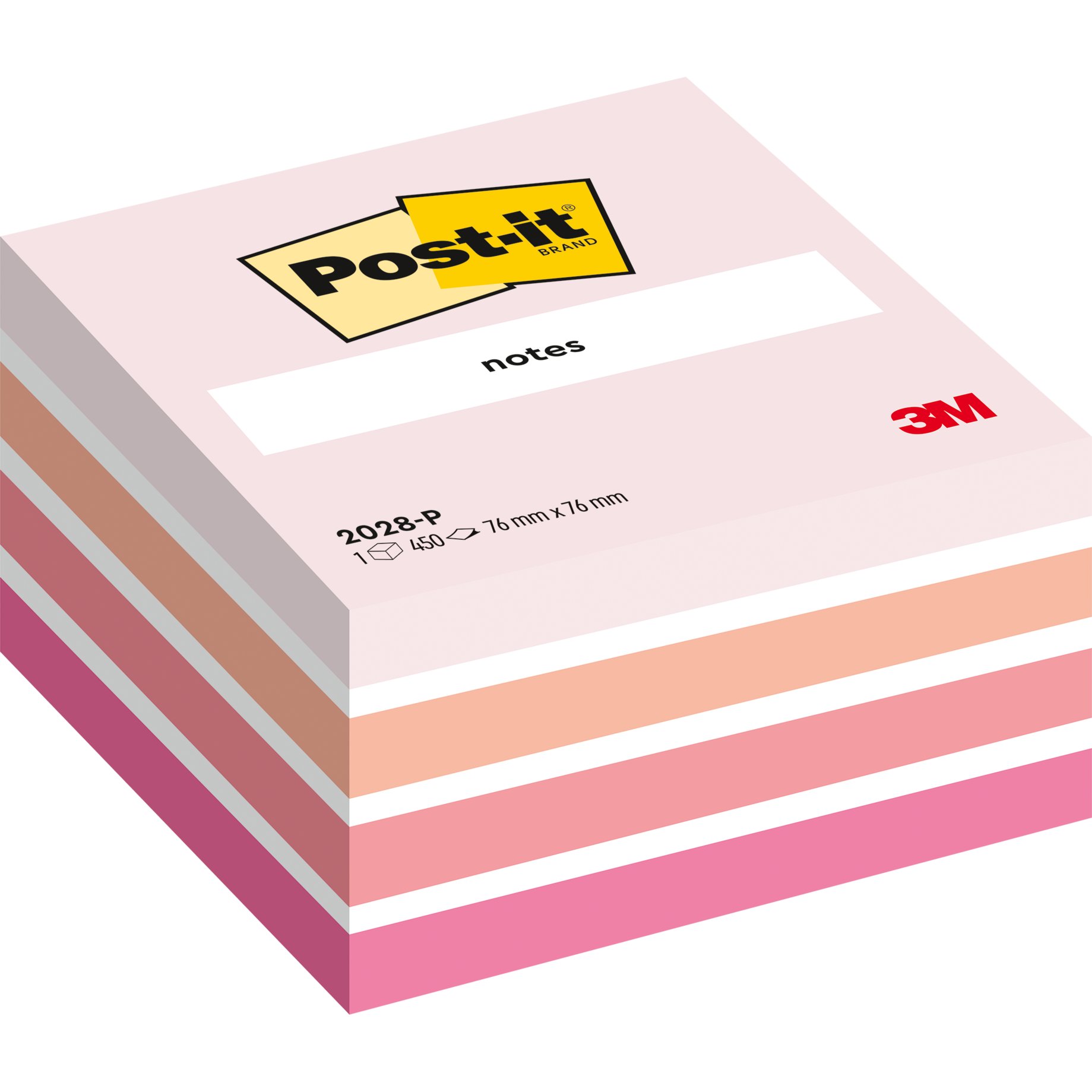 Post-it® Würfel, pastell