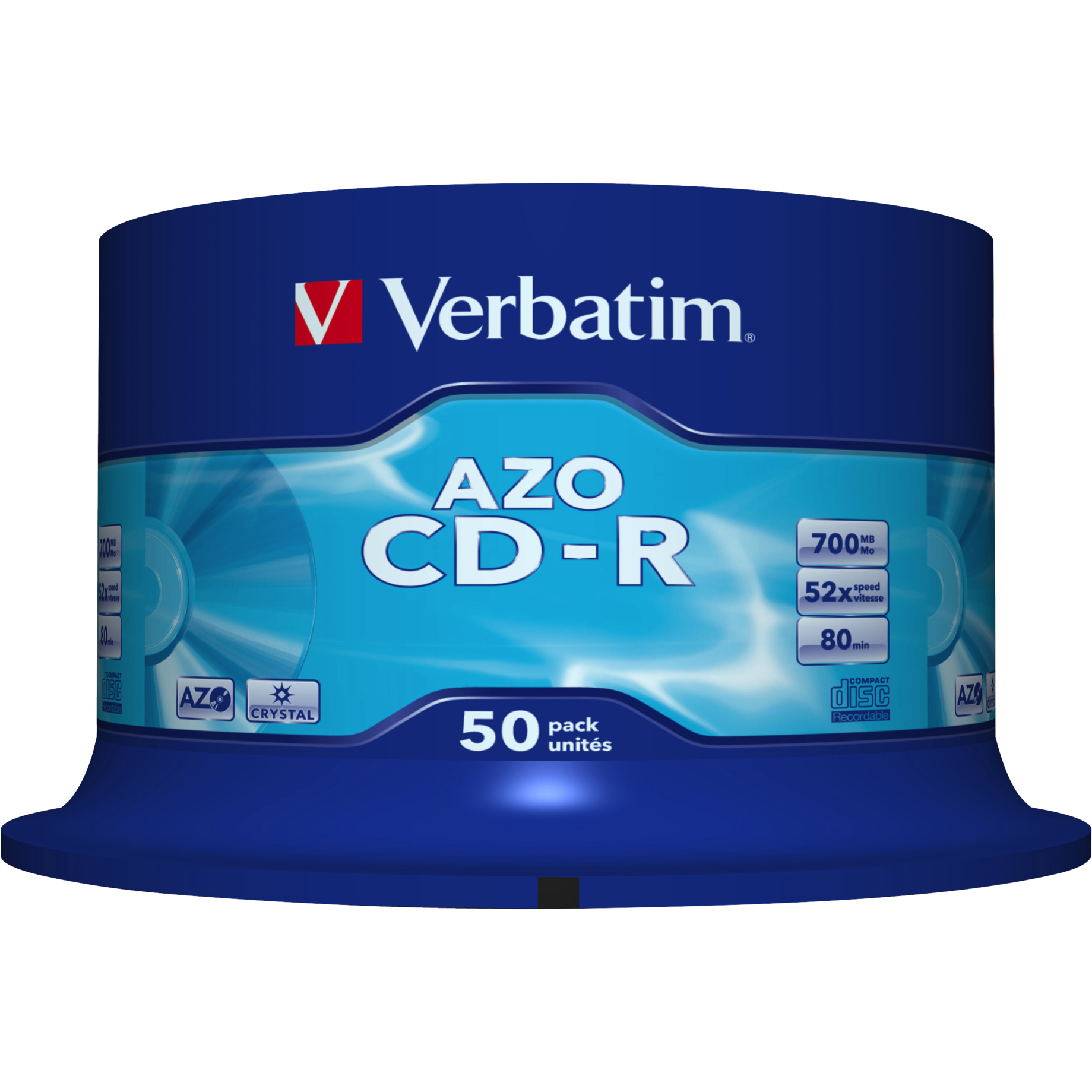 CD-R, Crystal Surface, DataLife Plus, AZO