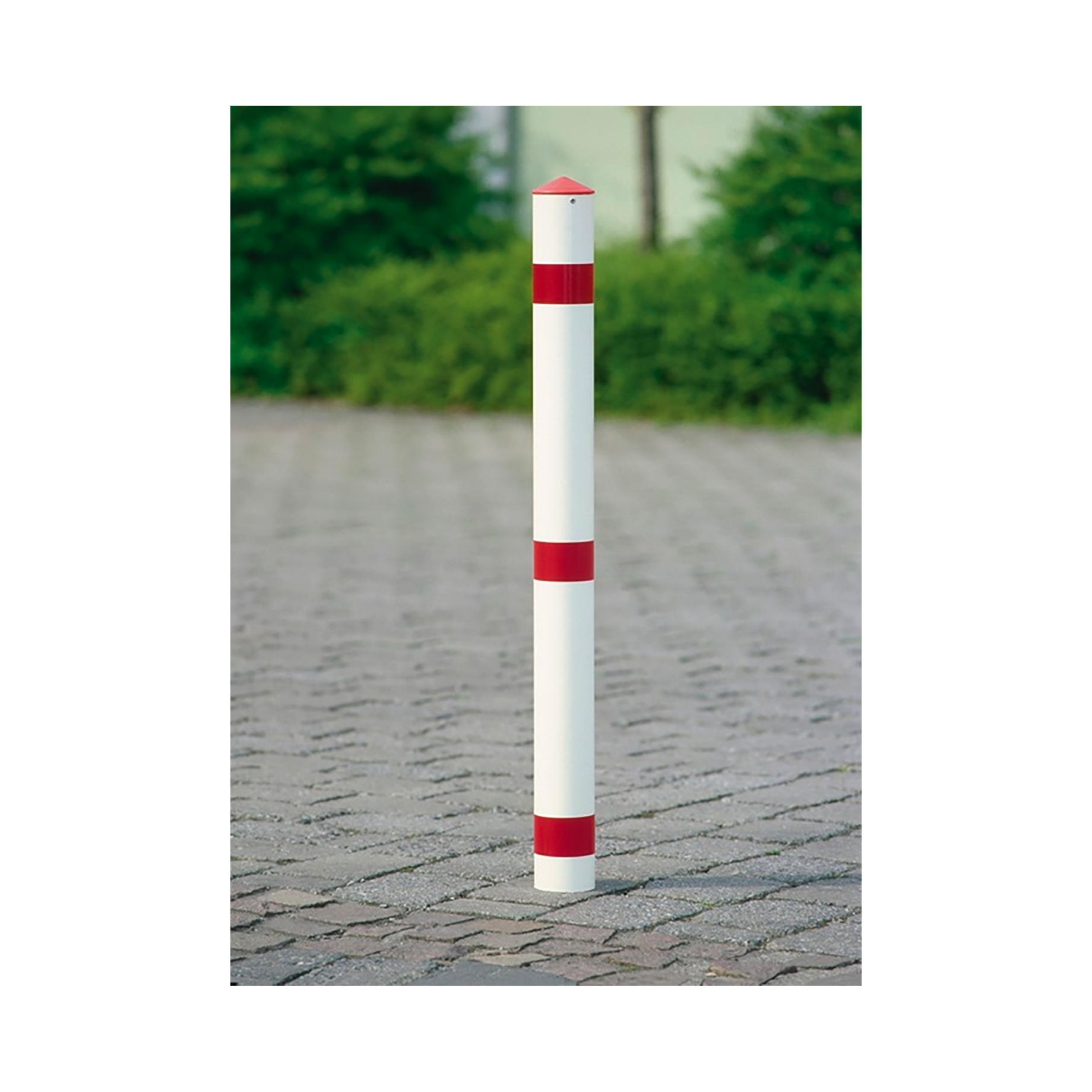 Sperrpfosten kippbar, zum Aufdübeln