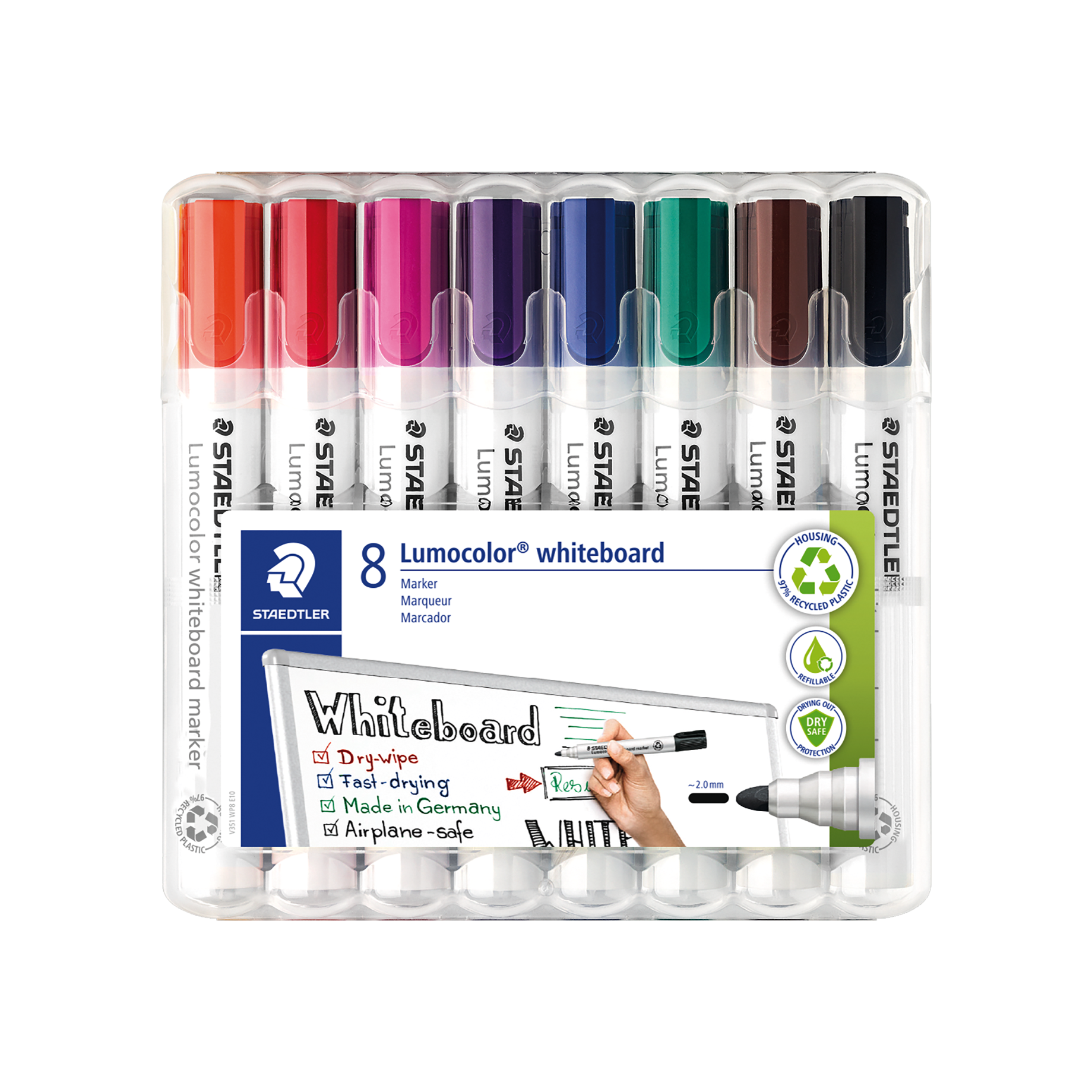 Lumocolor® Whiteboard-Marker 351, Rundspitze