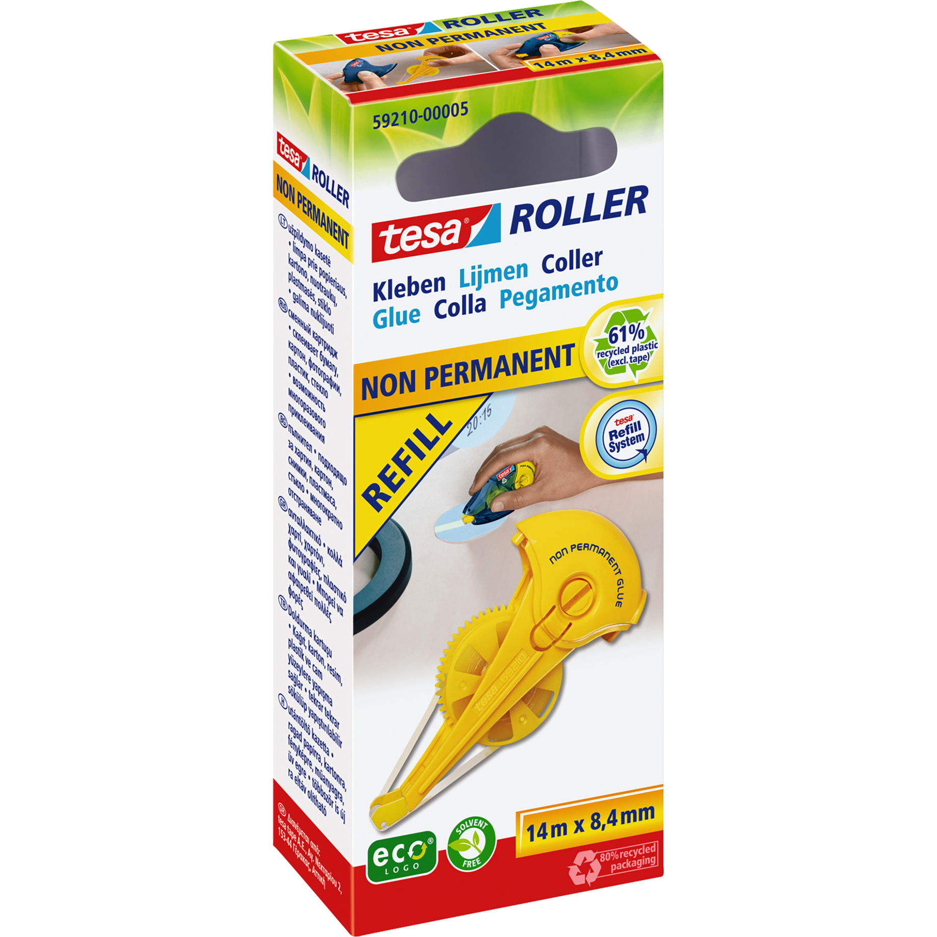 Kleberoller ecoLogo® Nachfüllkassette