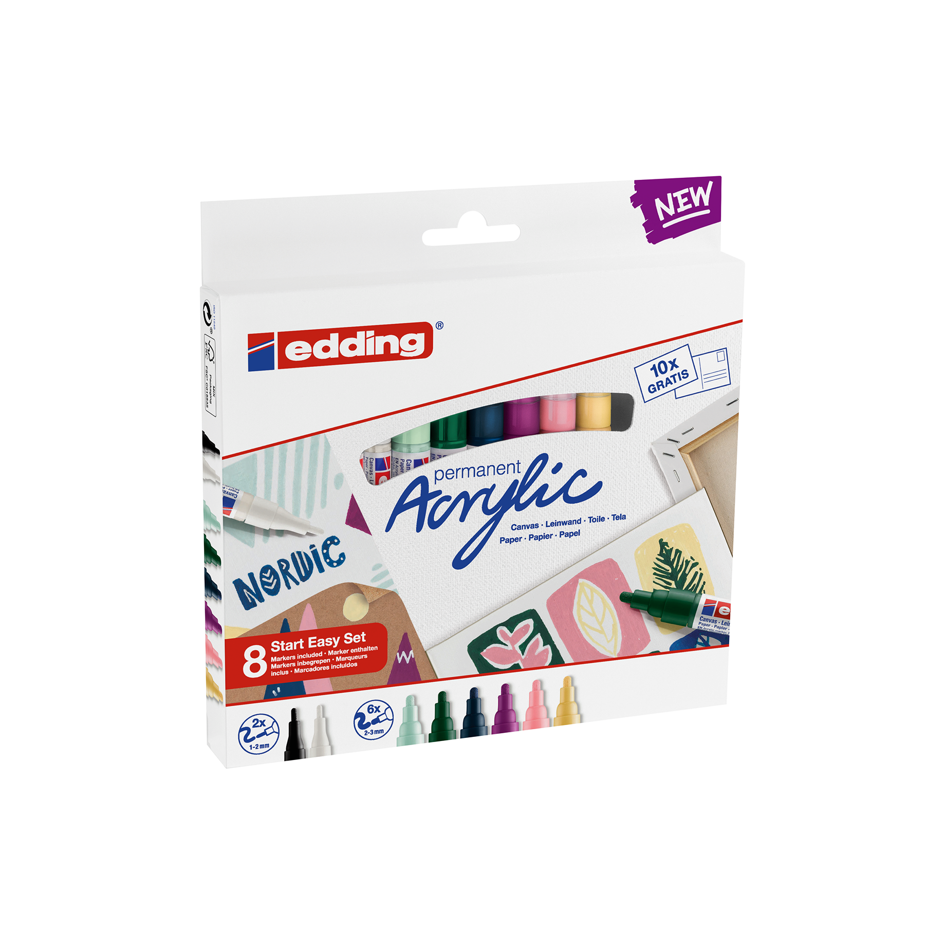 Acryl-Einstiegsset nordic