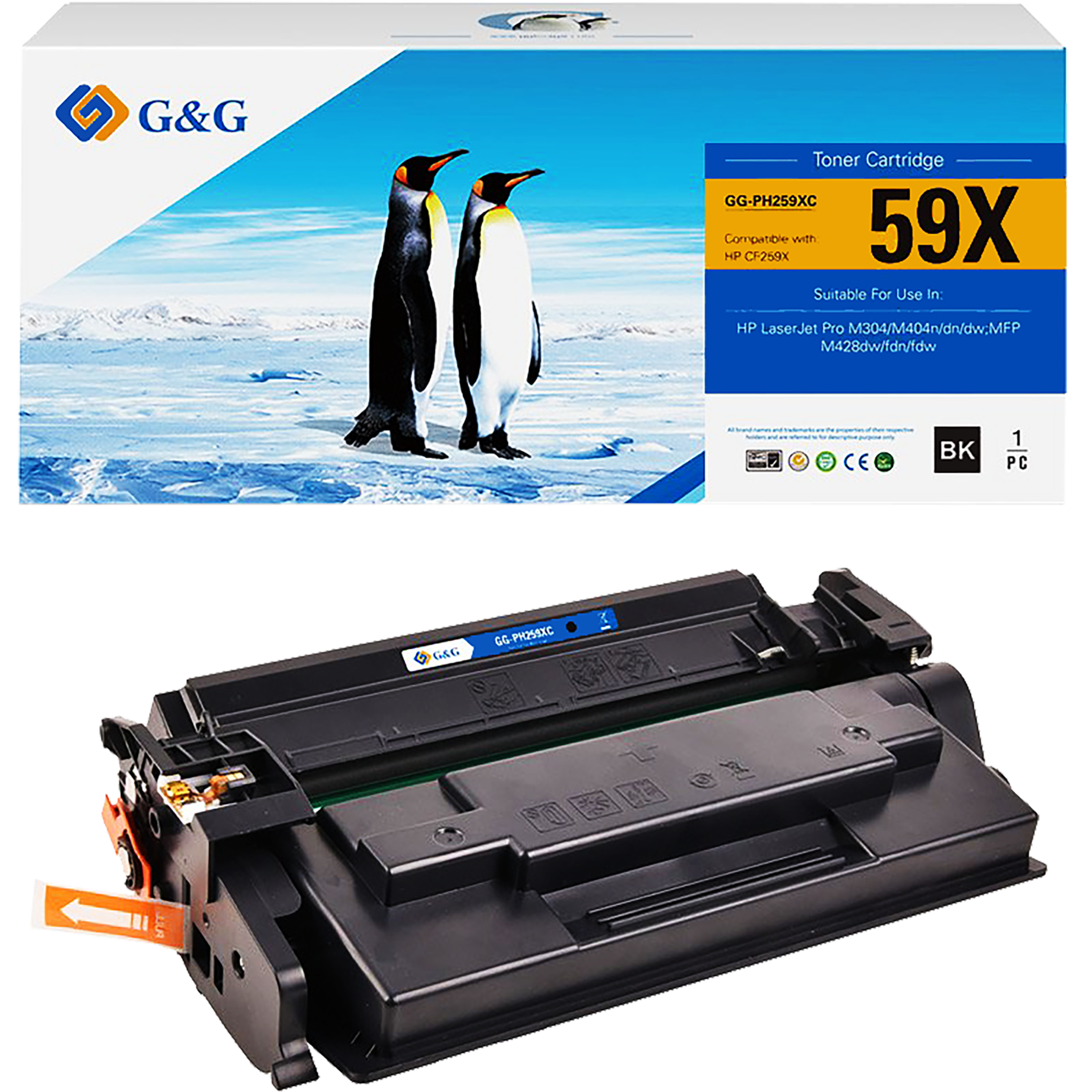 Toner kompatibel zu HP 59X