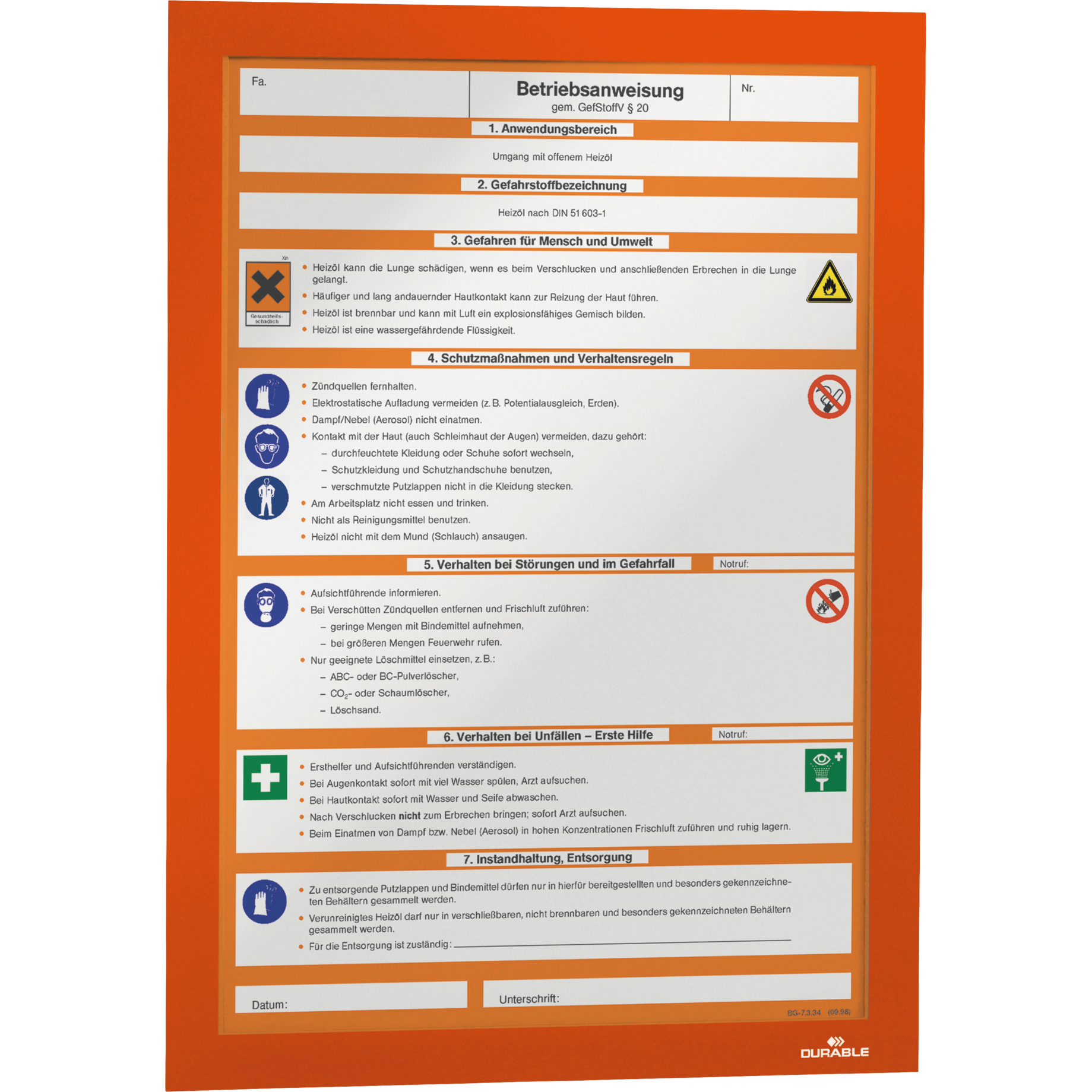 Info-Rahmen DURAFRAME® Info-Rahmen DURAFRAME®