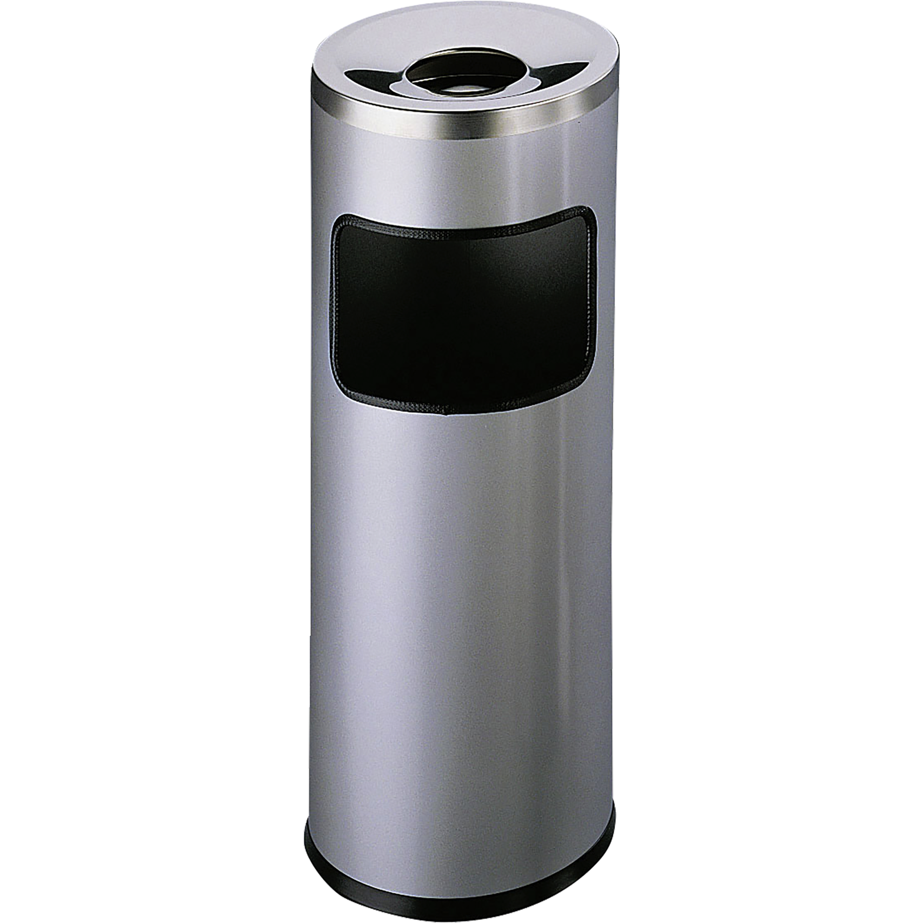 Papierkorb mit Ascher SAFE rund