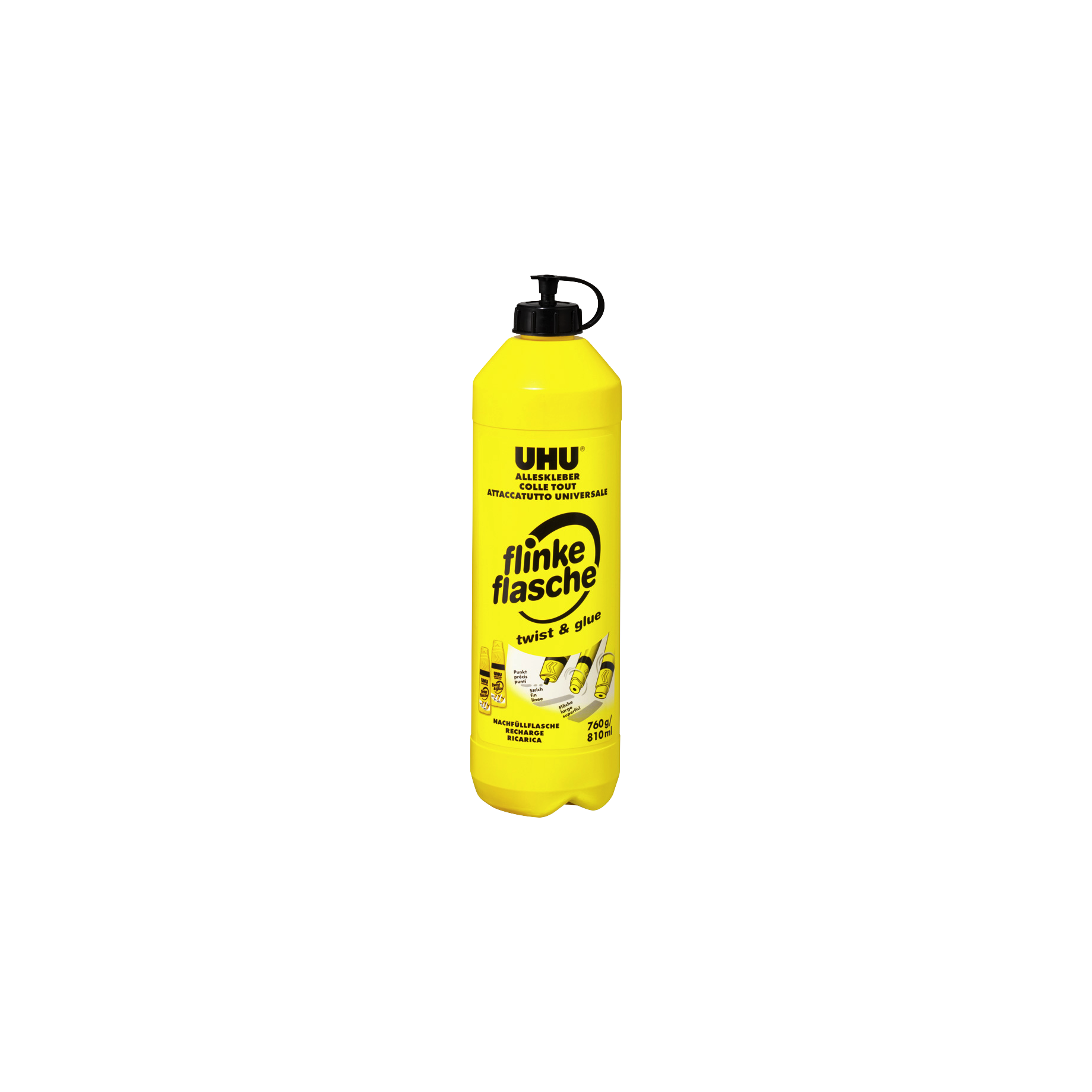 ALLESKLEBER flinke flasche