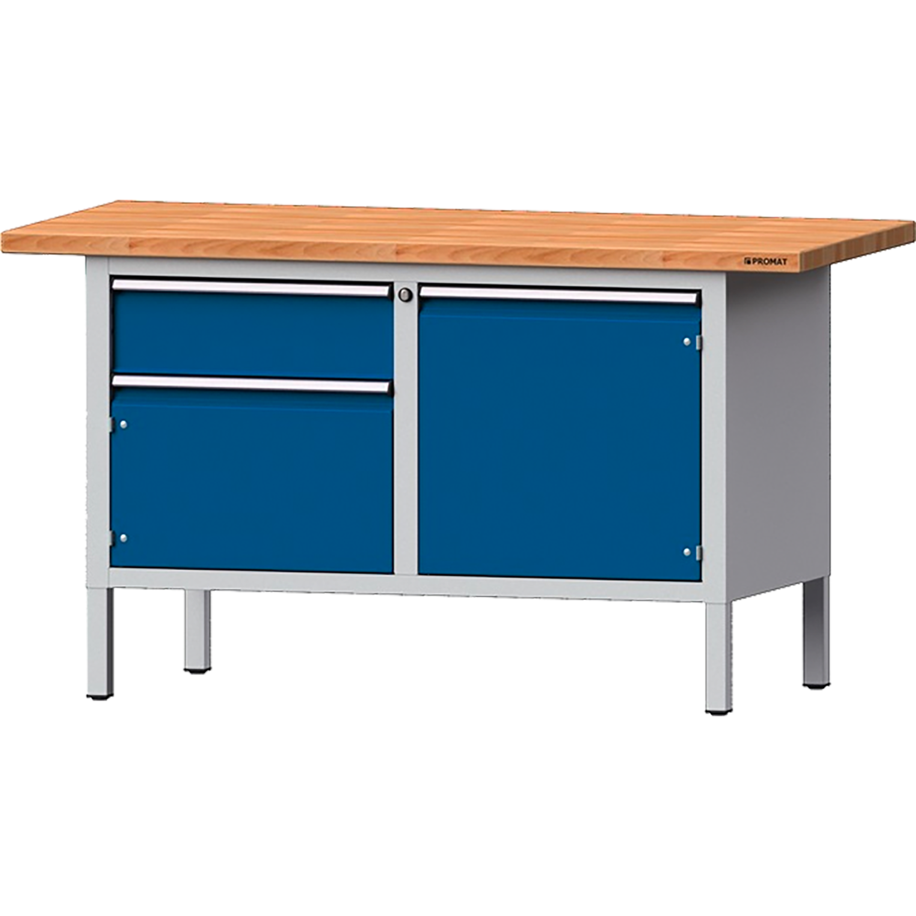 Werkbank, 1 Schublade 2 Türen, H 84 cm