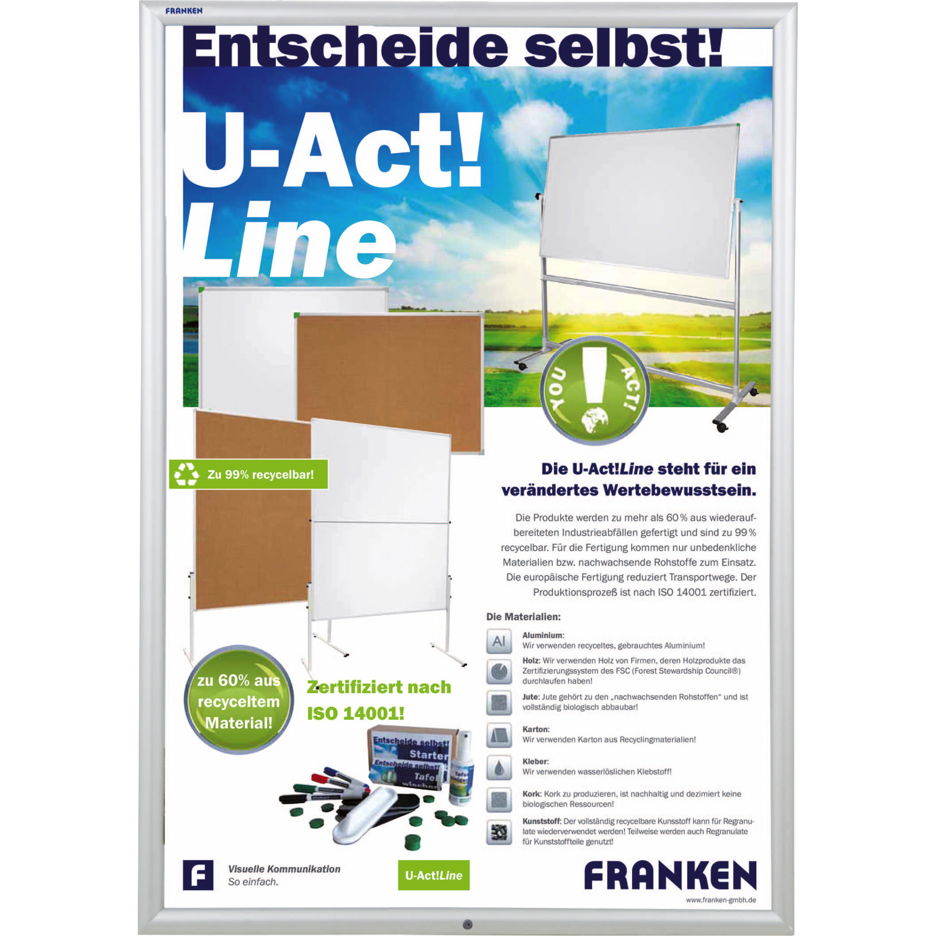Wechselrahmen Outdoor Abschließbar
