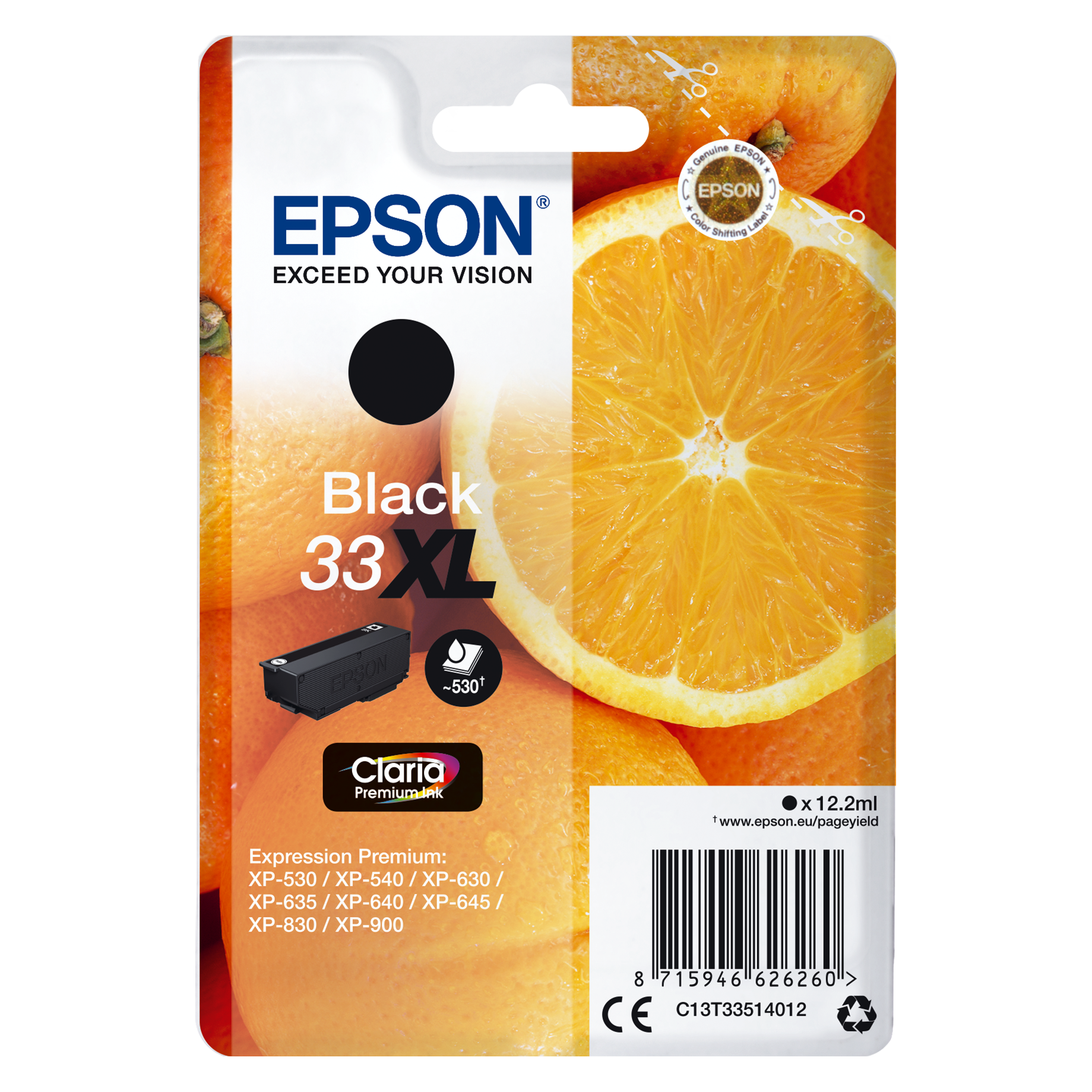 Inkjetpatrone 33XL