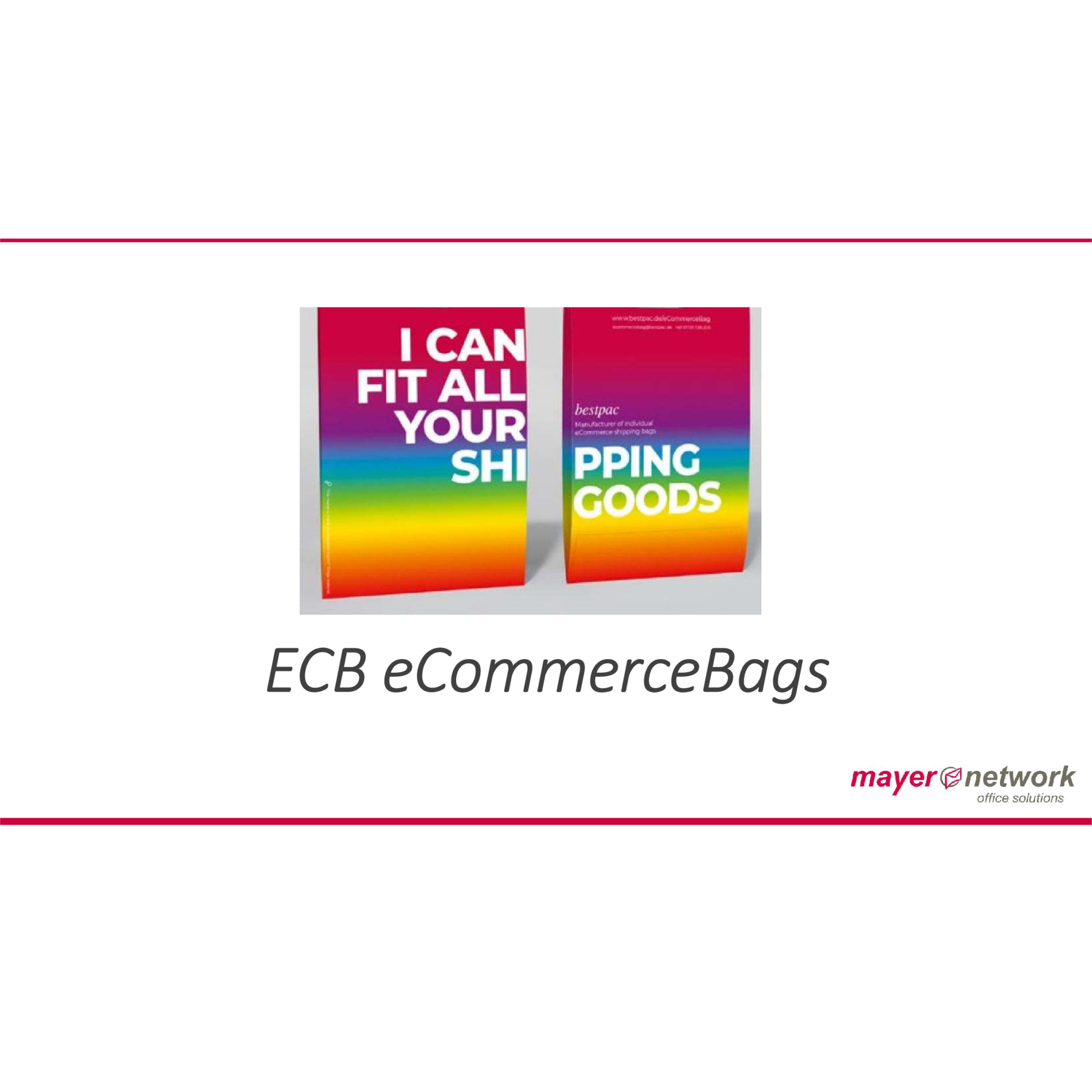 Versandtasche eCommerceBag mit Seitenfalte