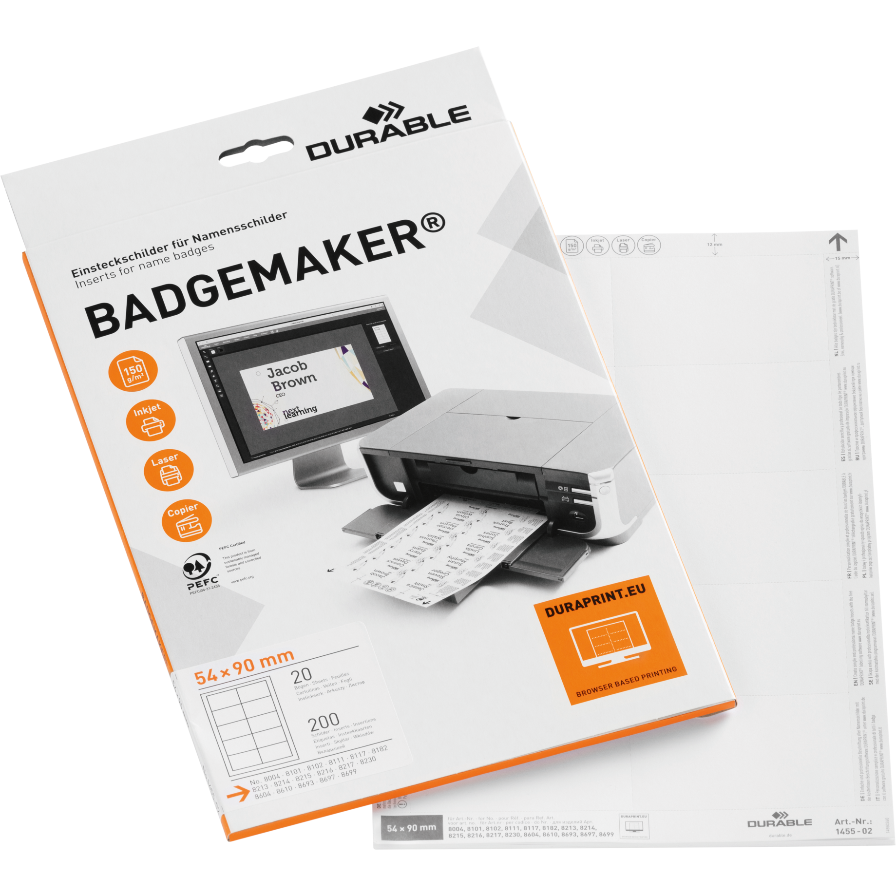 Einsteckschild BADGEMAKER®