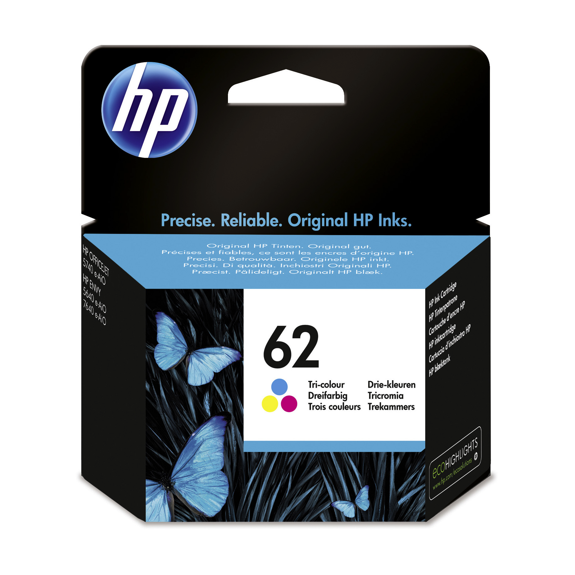 HP Inkjetpatrone 62/62XL