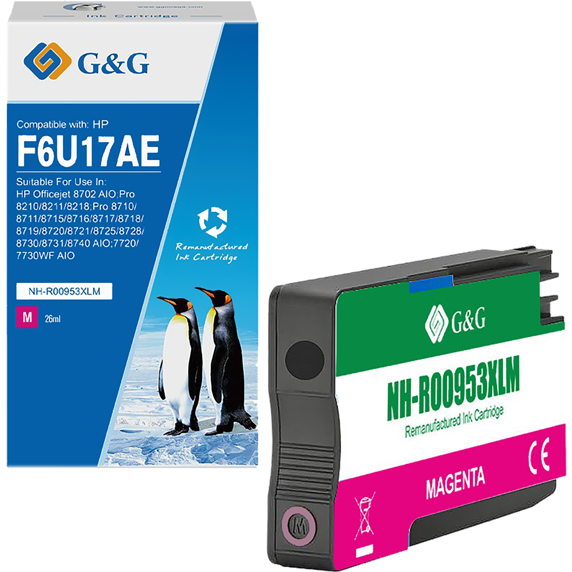 Inkjetpatrone kompatibel zu HP 953XL