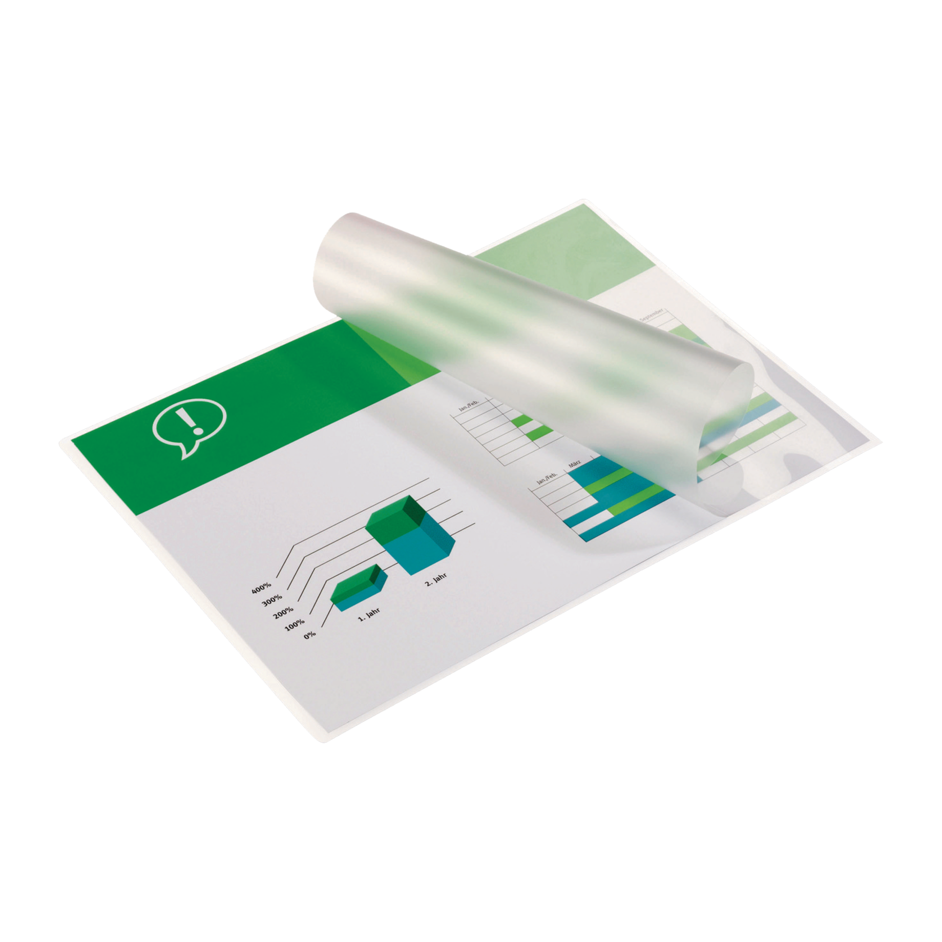 Heißlaminier-Folientasche DocumentPouch, glänzend