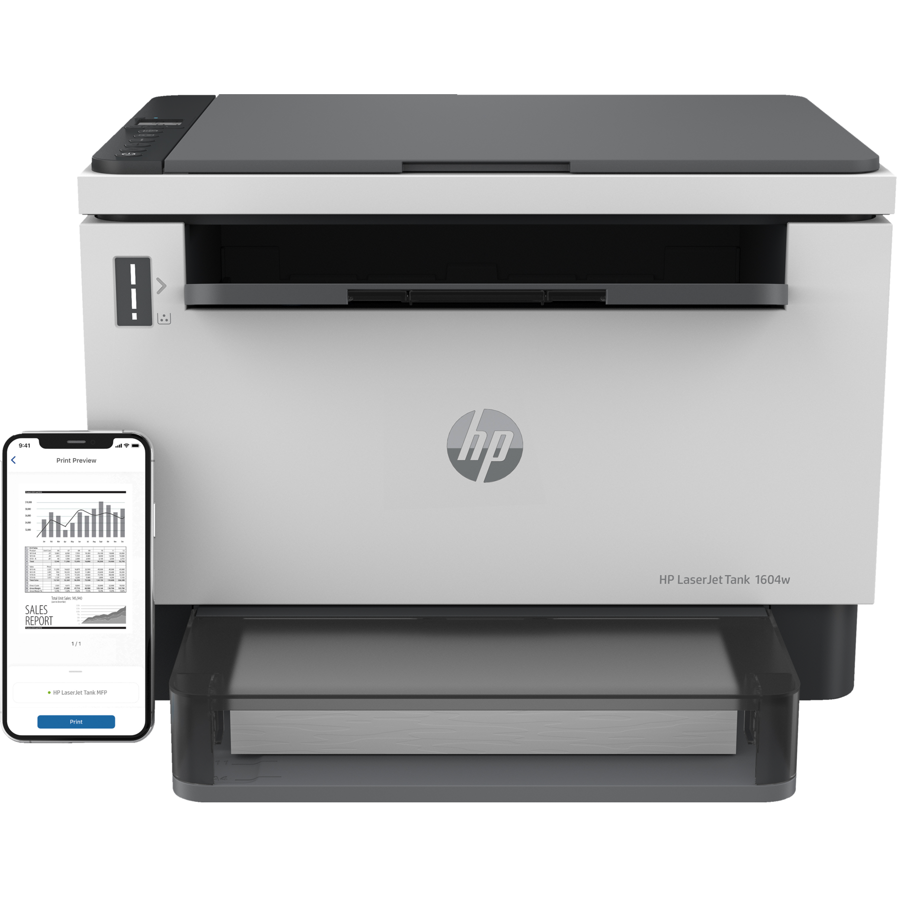HP  Multifunktionsdrucker LaserJet Tank MFP 1604w
