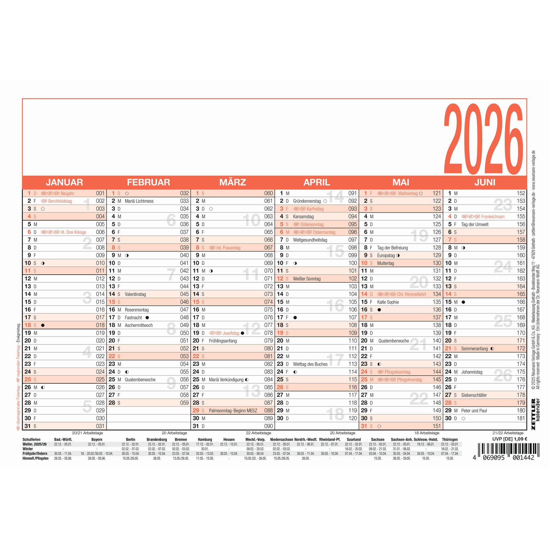 Text, Seite, Kalender