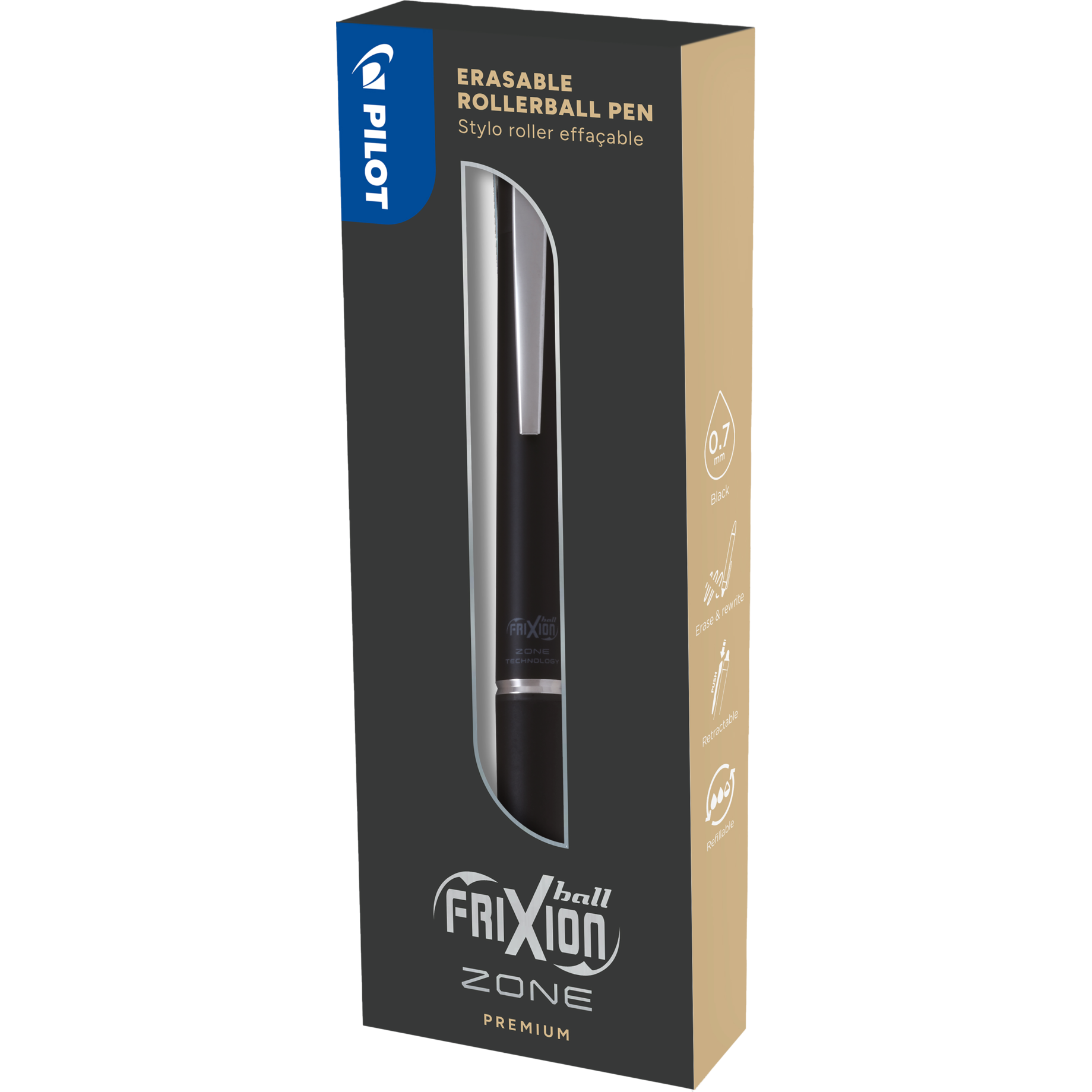 Tintenroller FriXion Zone 0.7 (M) in Box