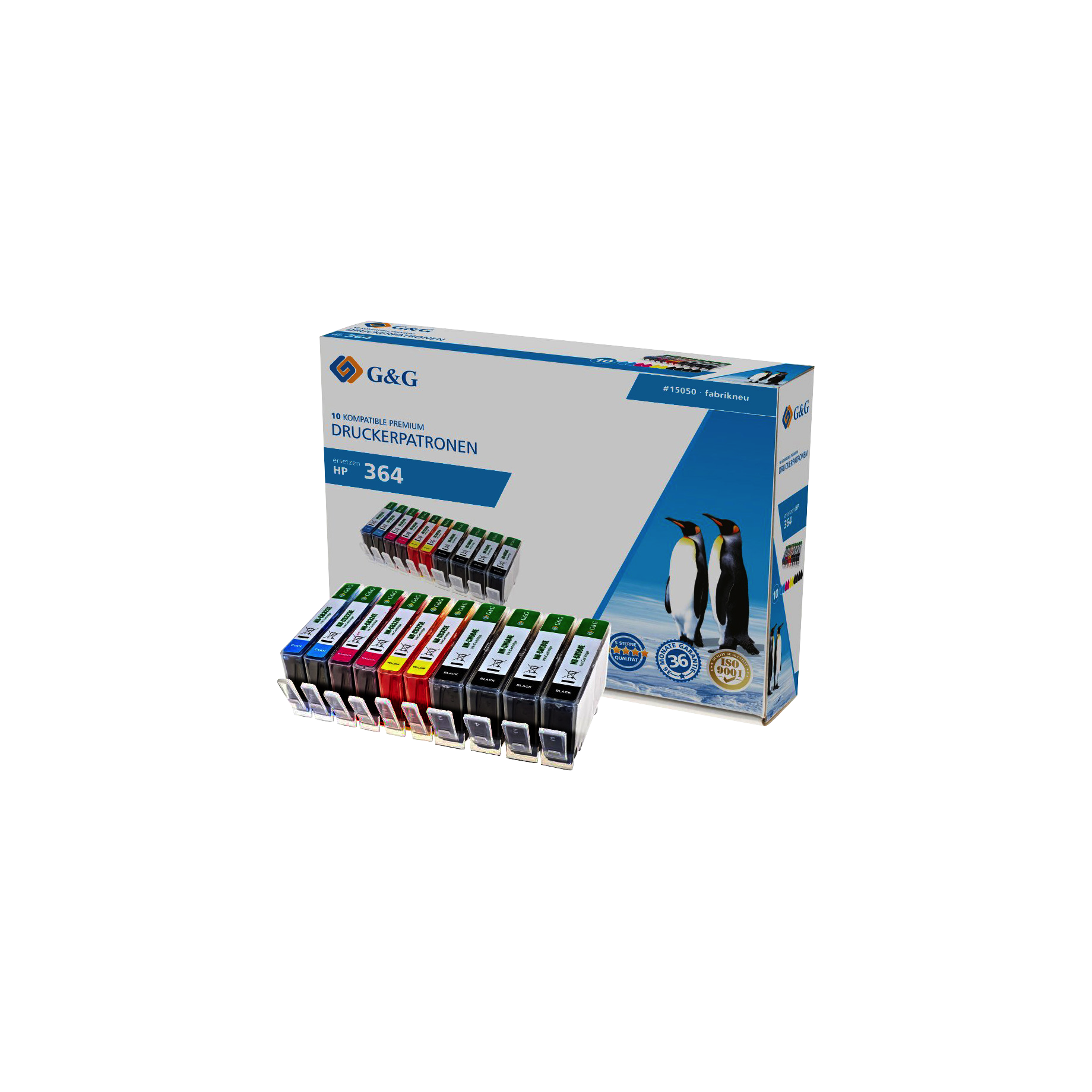 Inkjetpatrone kompatibel zu HP 364XL