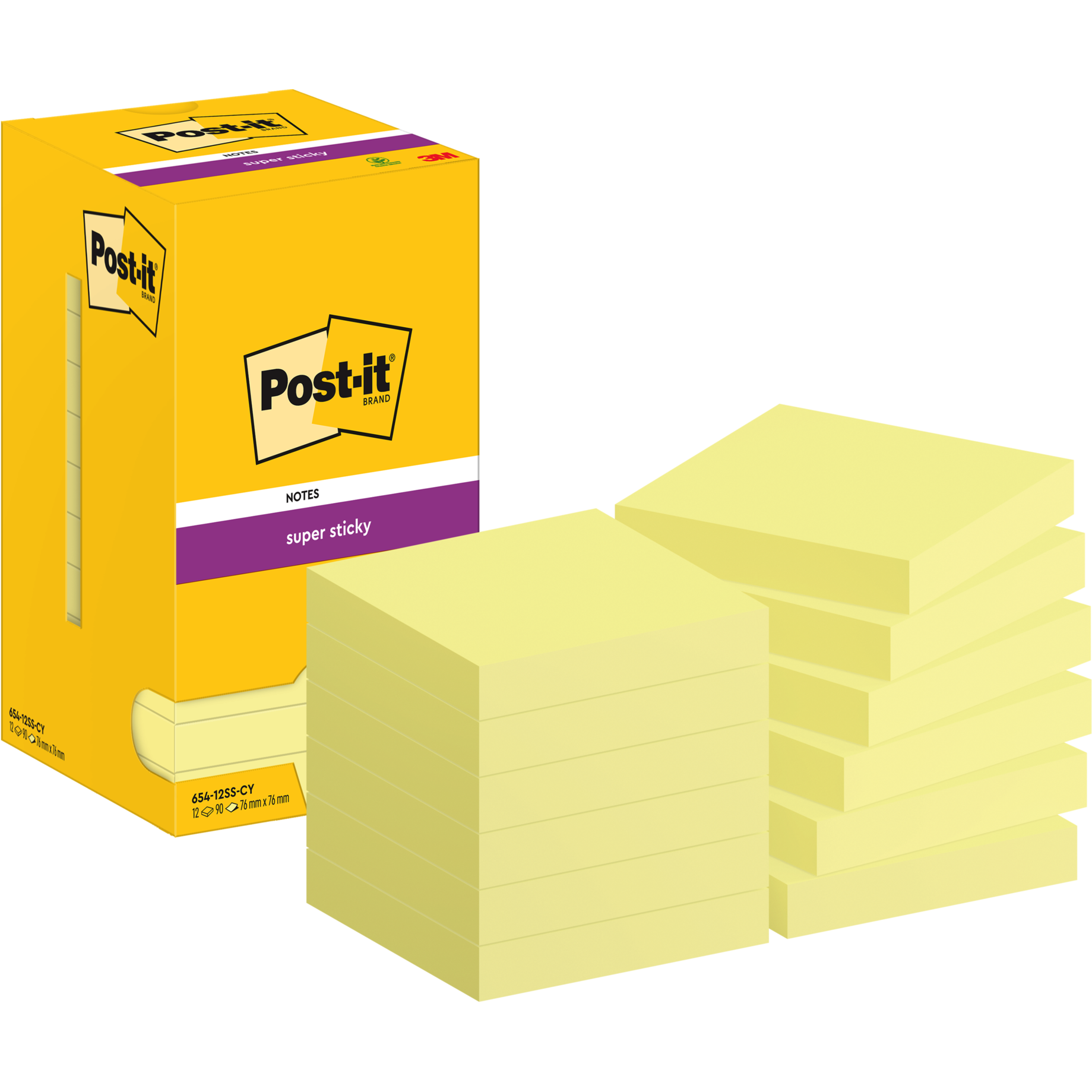 Super Sticky Notes, gelb