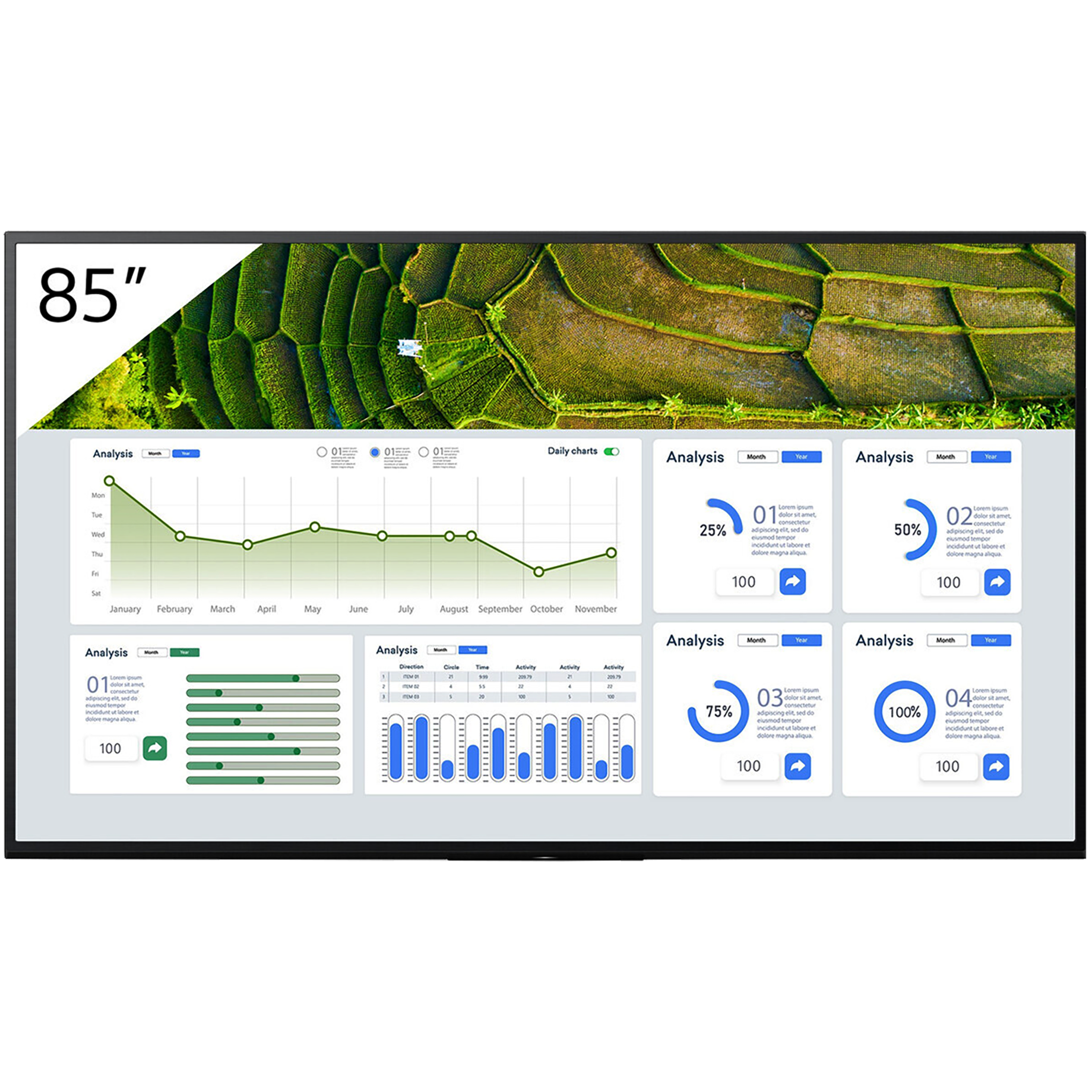 LCD-Display BAVARIA Professional BZ30L-Serie