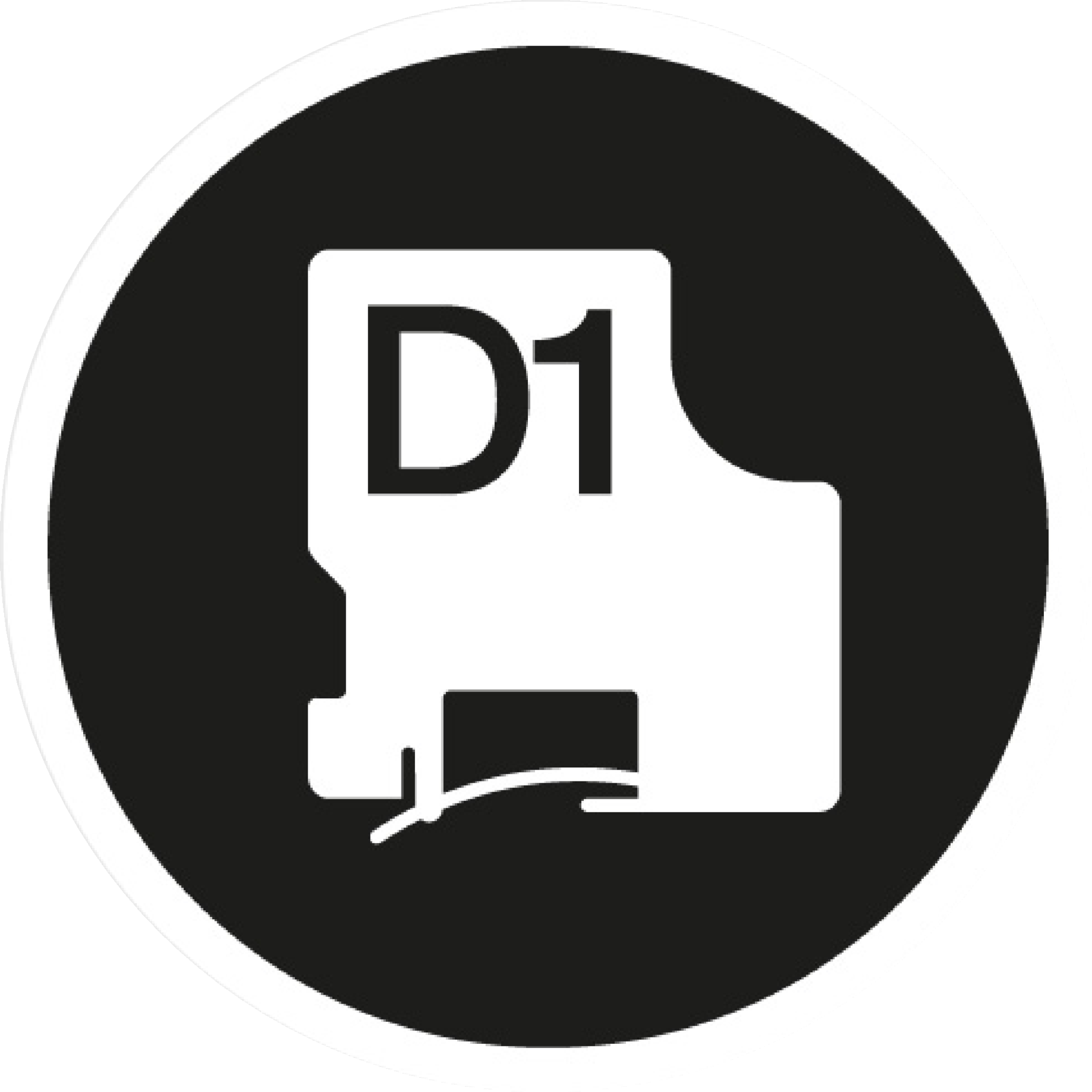 D1-Standard Schriftband, 19 mm D1-Standard Schriftband, 19 mm