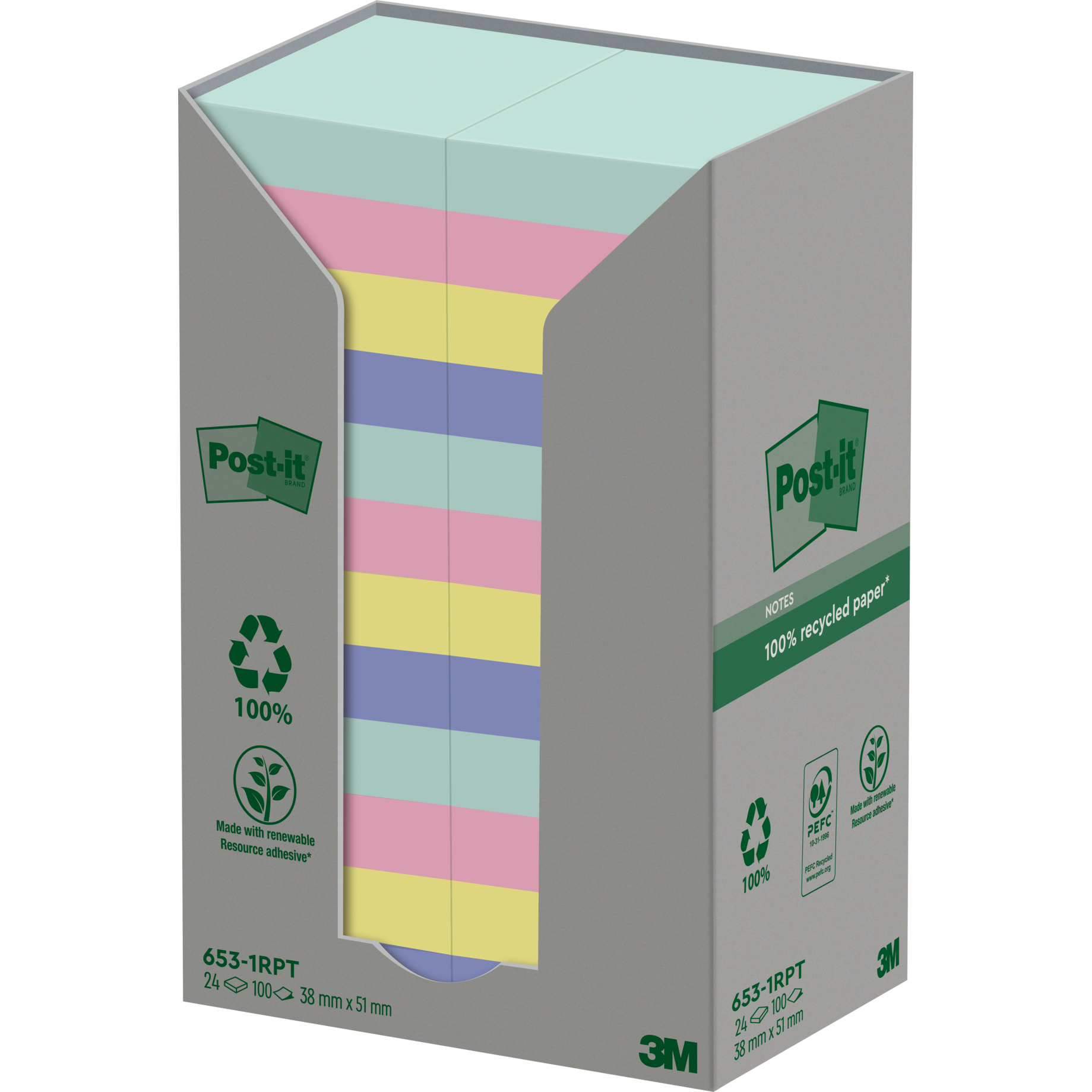 Recycling Notes, pastell