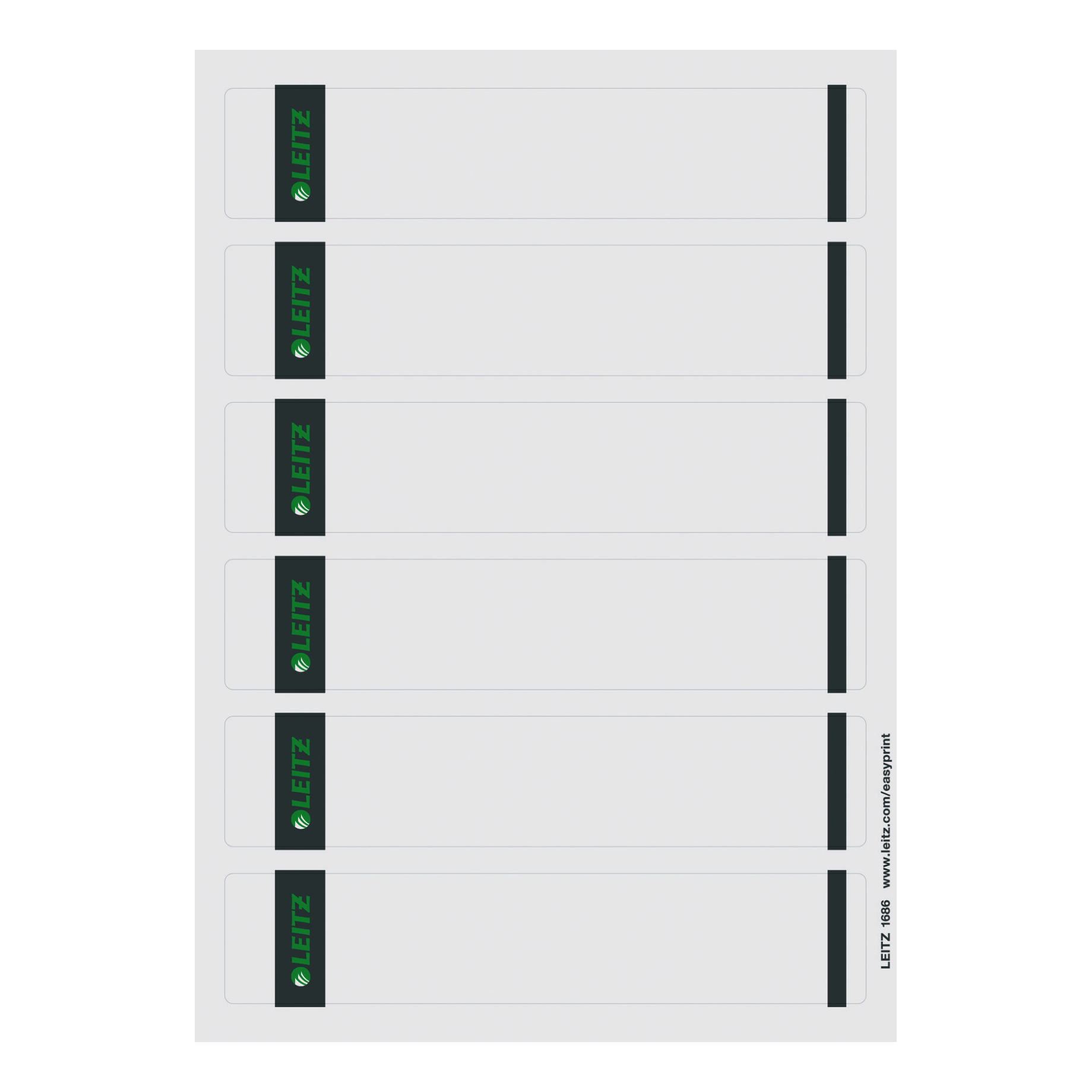 PC-beschriftbares Ordner-Rückenschild