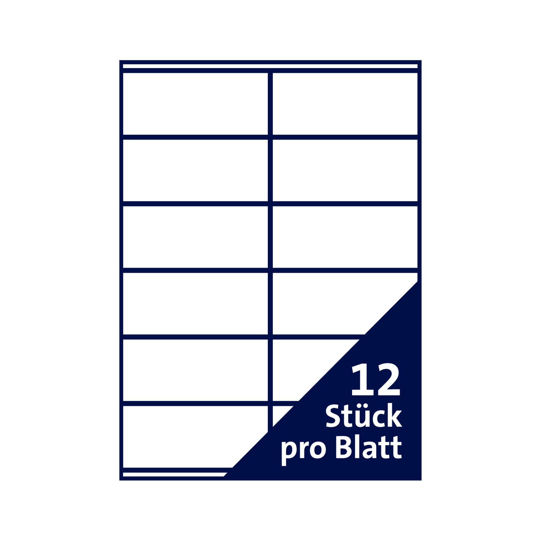 Universal-Etikett für Inkjet/Laser/Kopierer