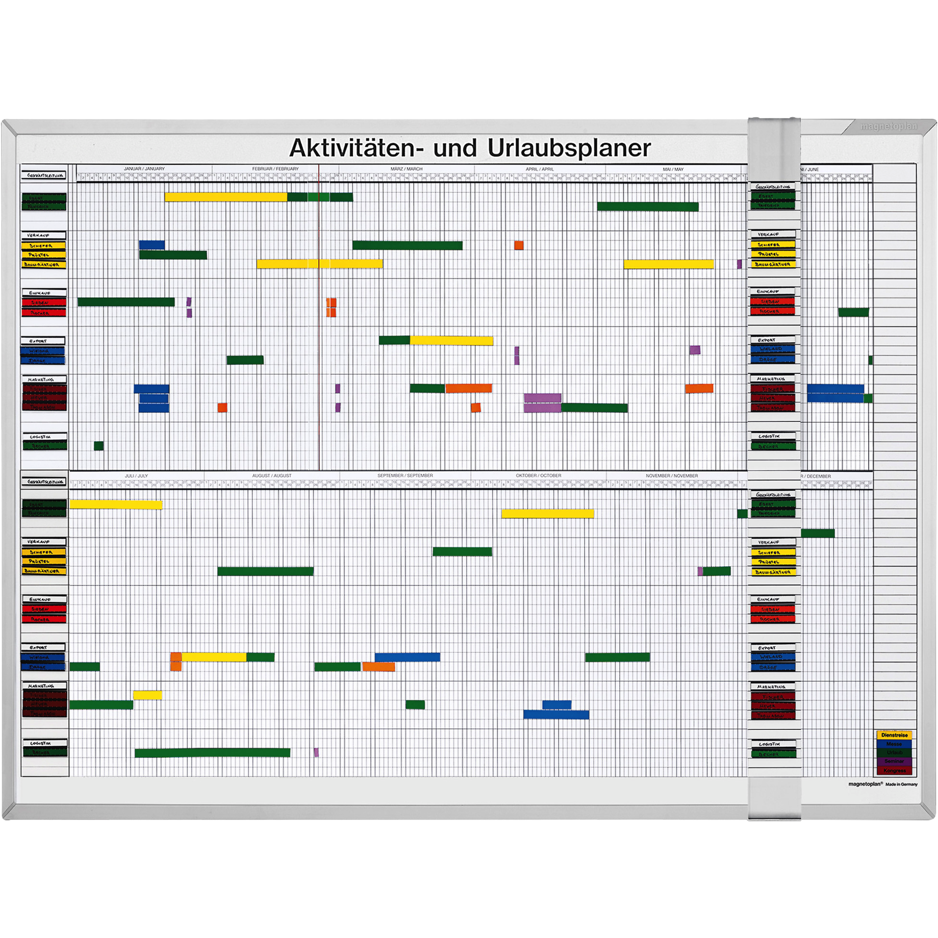 Aktivitäten- und Urlaubsplaner 7-Tage-Woche