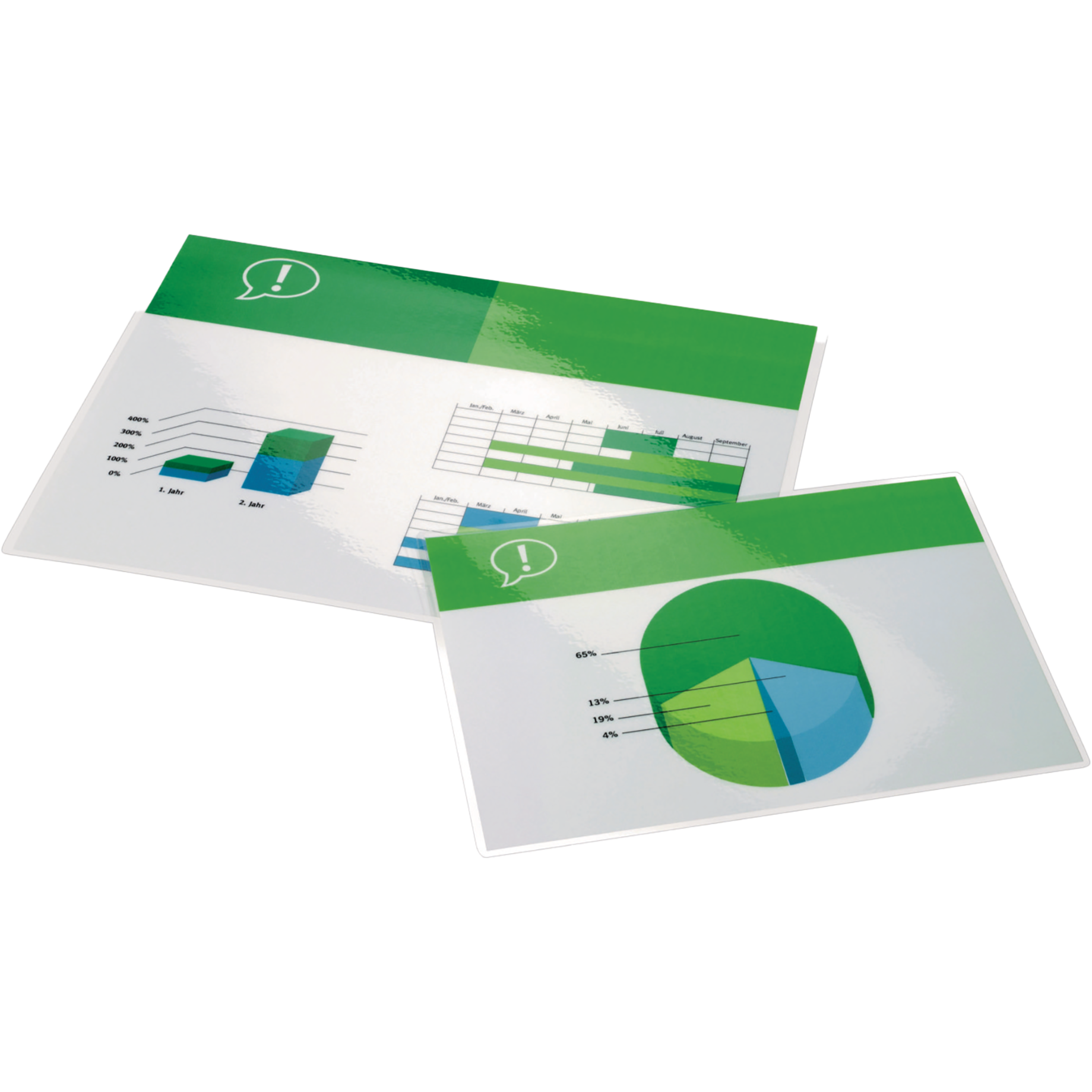 Heißlaminier-Folientasche DocumentPouch, glänzend