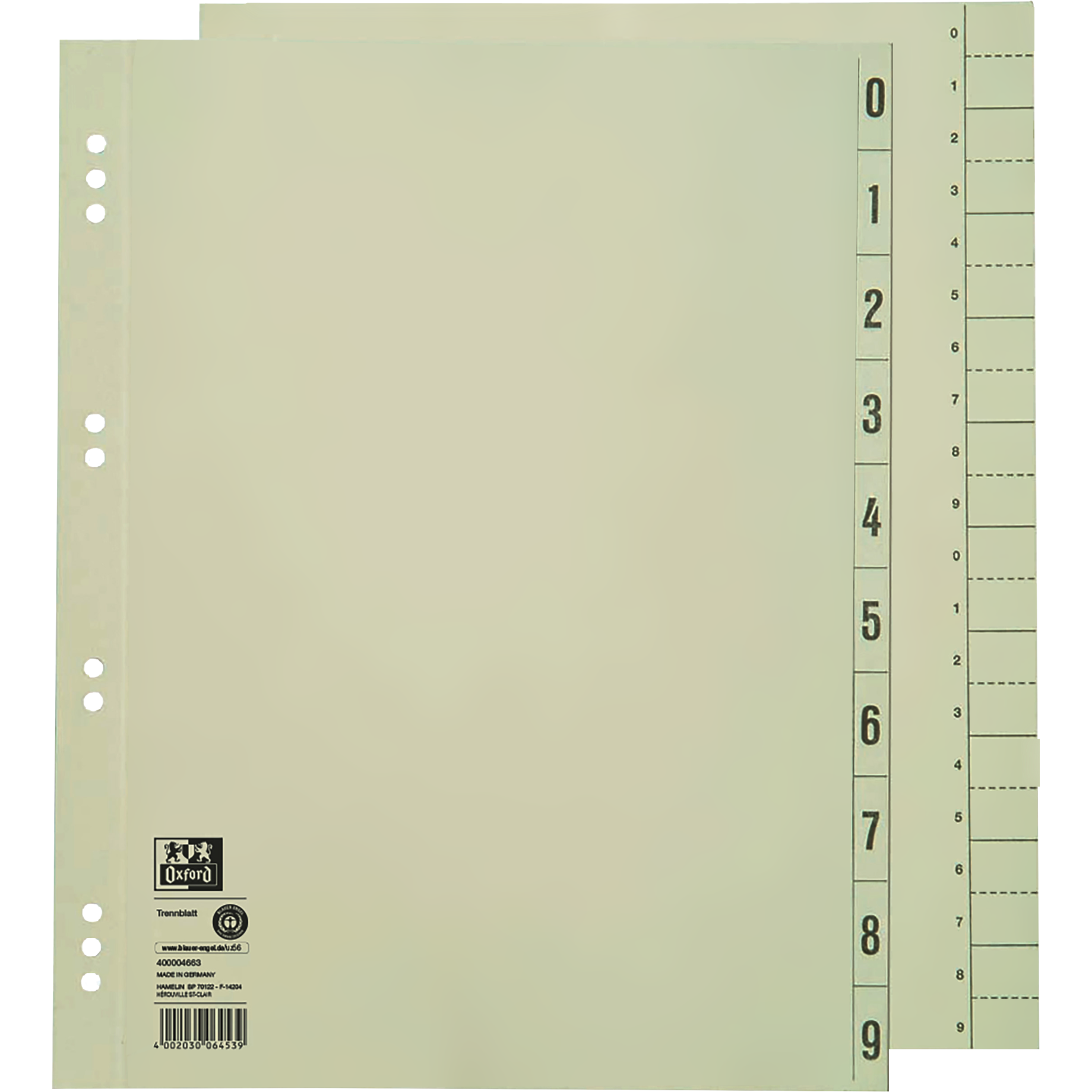Trennblatt Kraftkarton