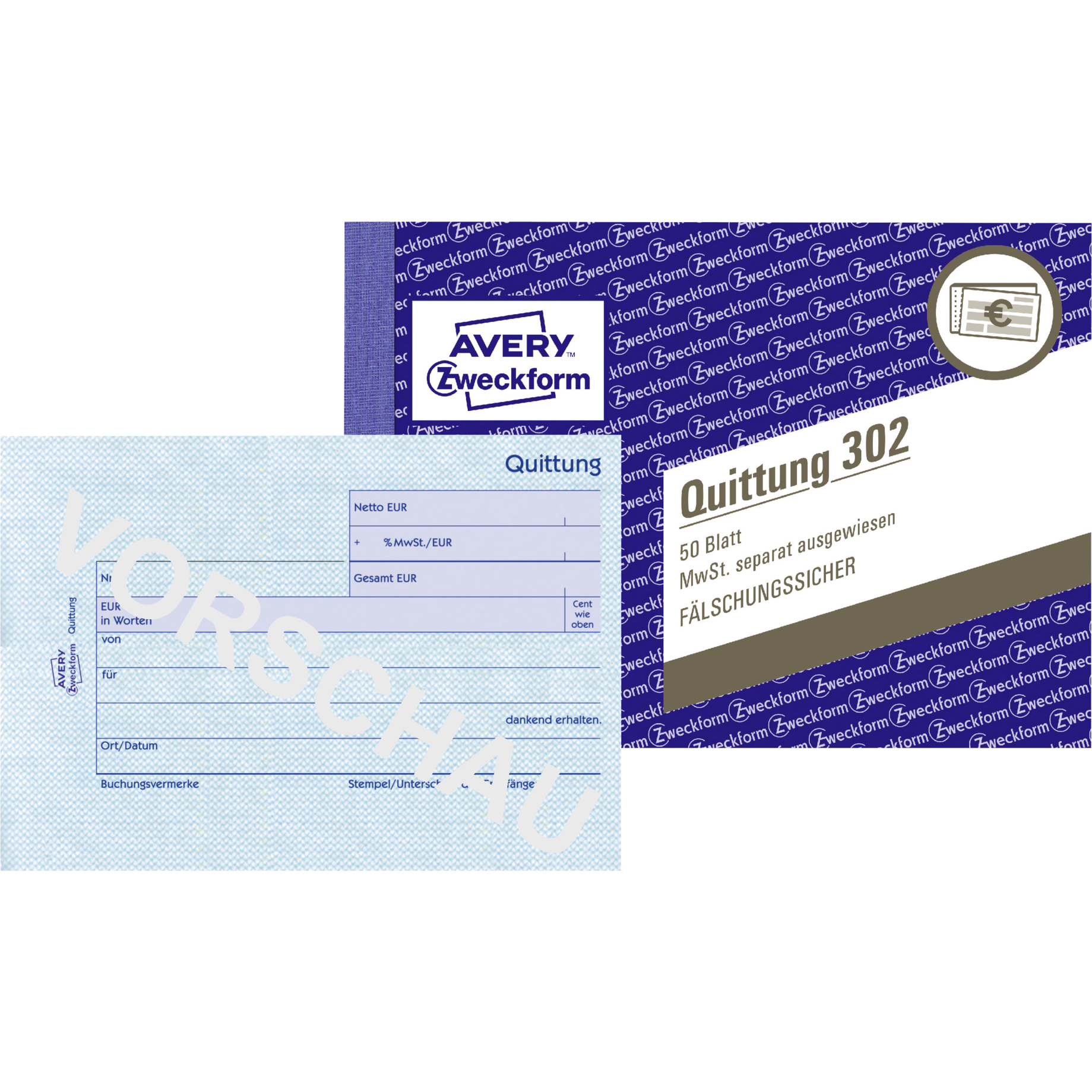Quittung inkl. MwSt. und Dokumentendruck