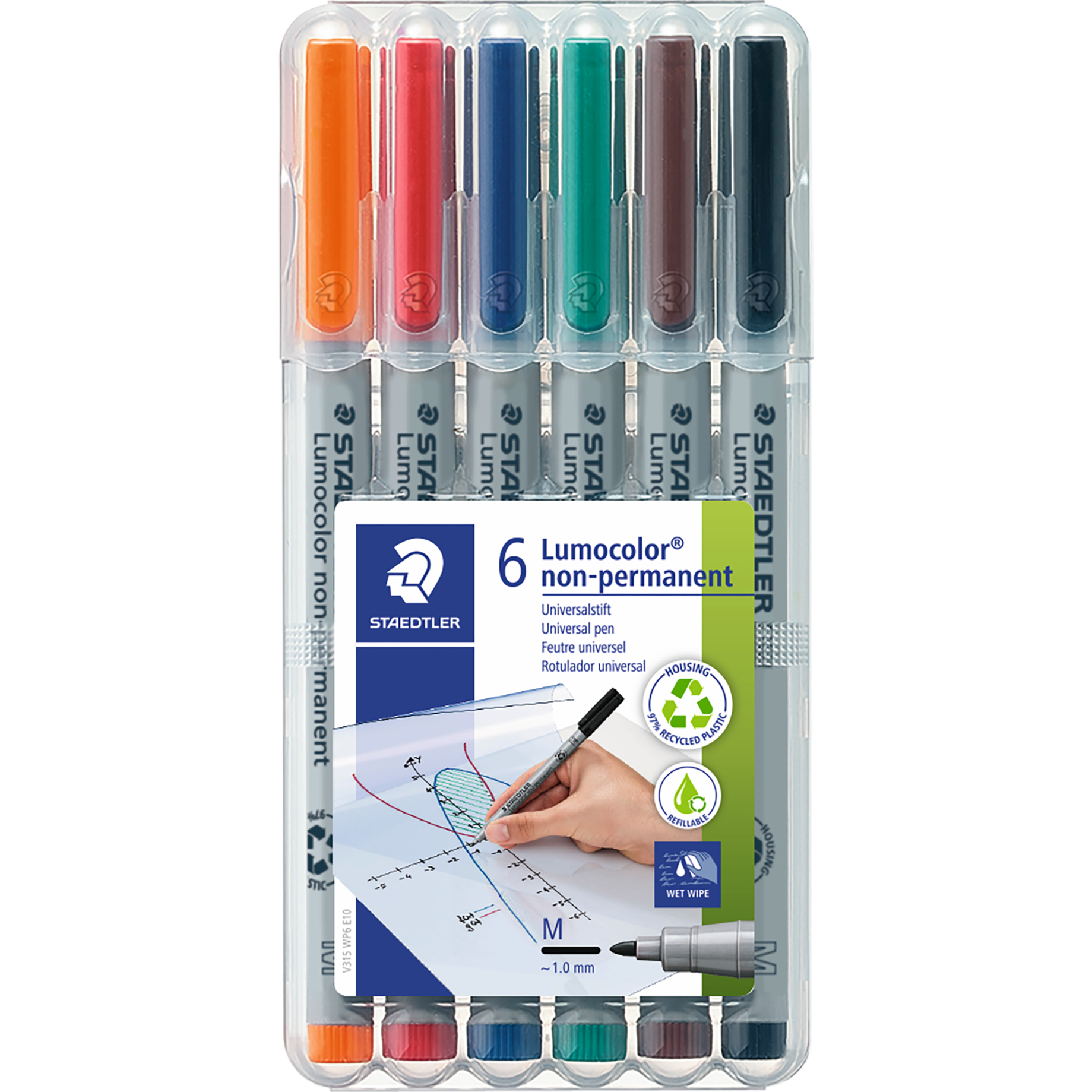 Lumocolor® non-permanent Faserschreiber M