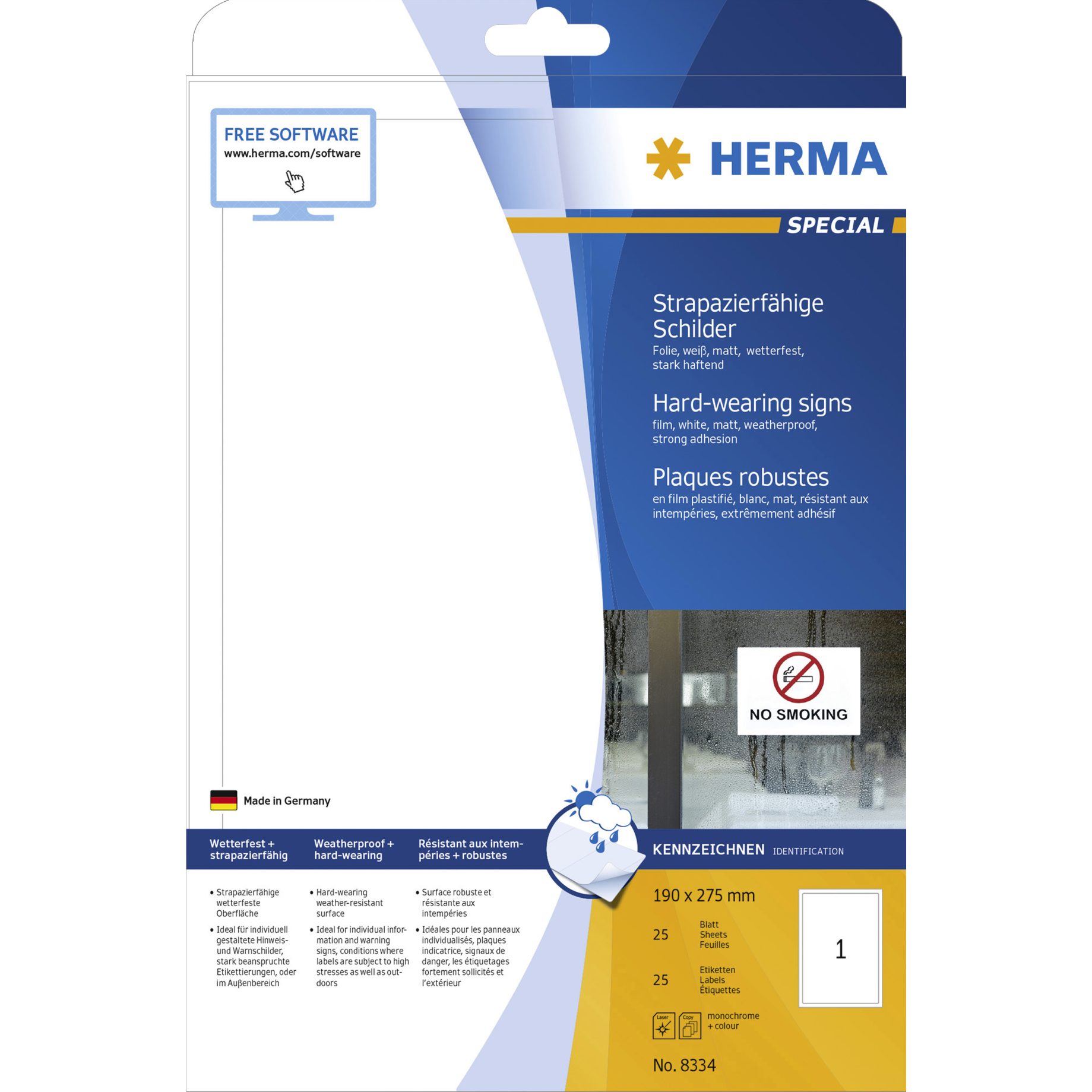 Wetterfeste Folien-Etiketten