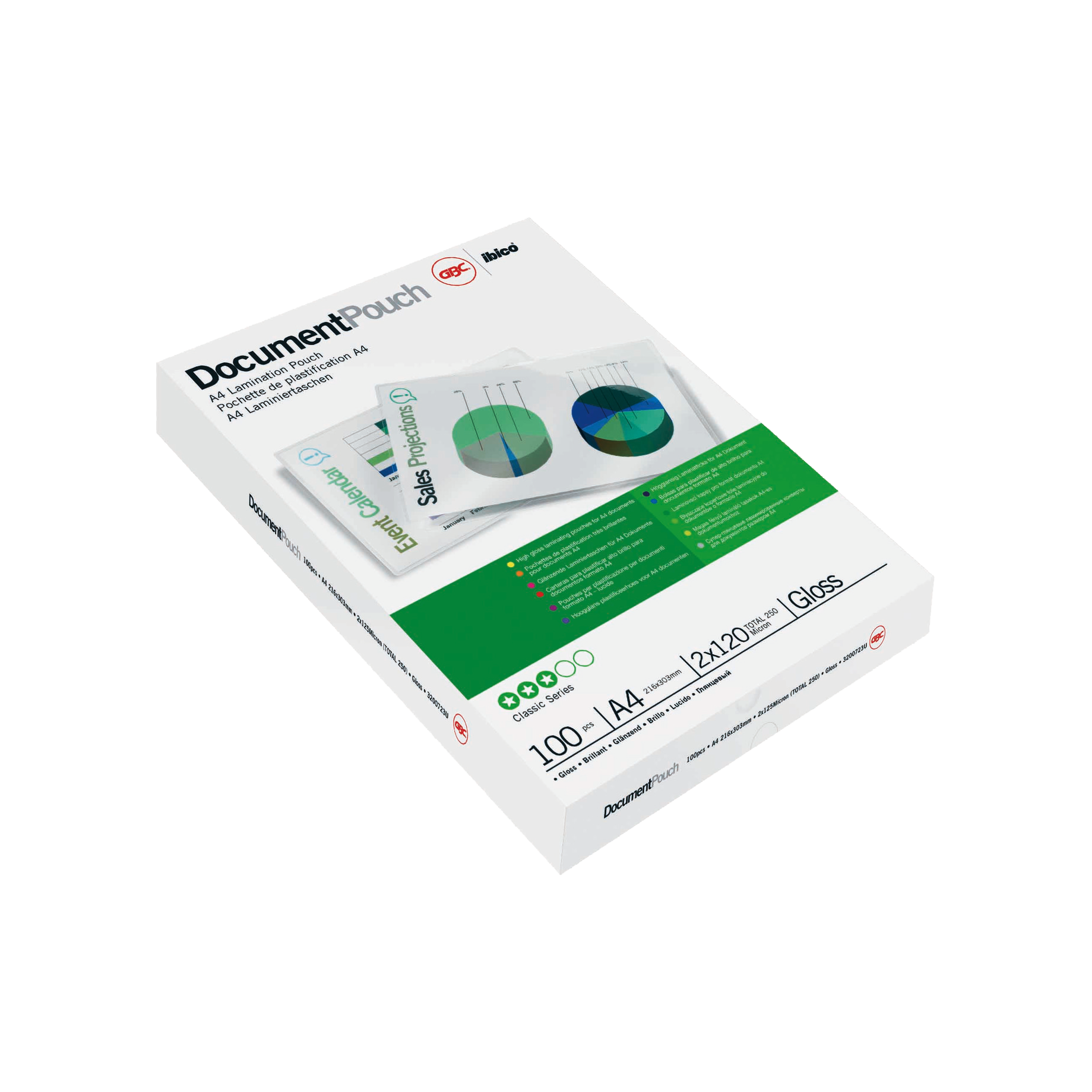 Heißlaminier-Folientasche DocumentPouch, glänzend
