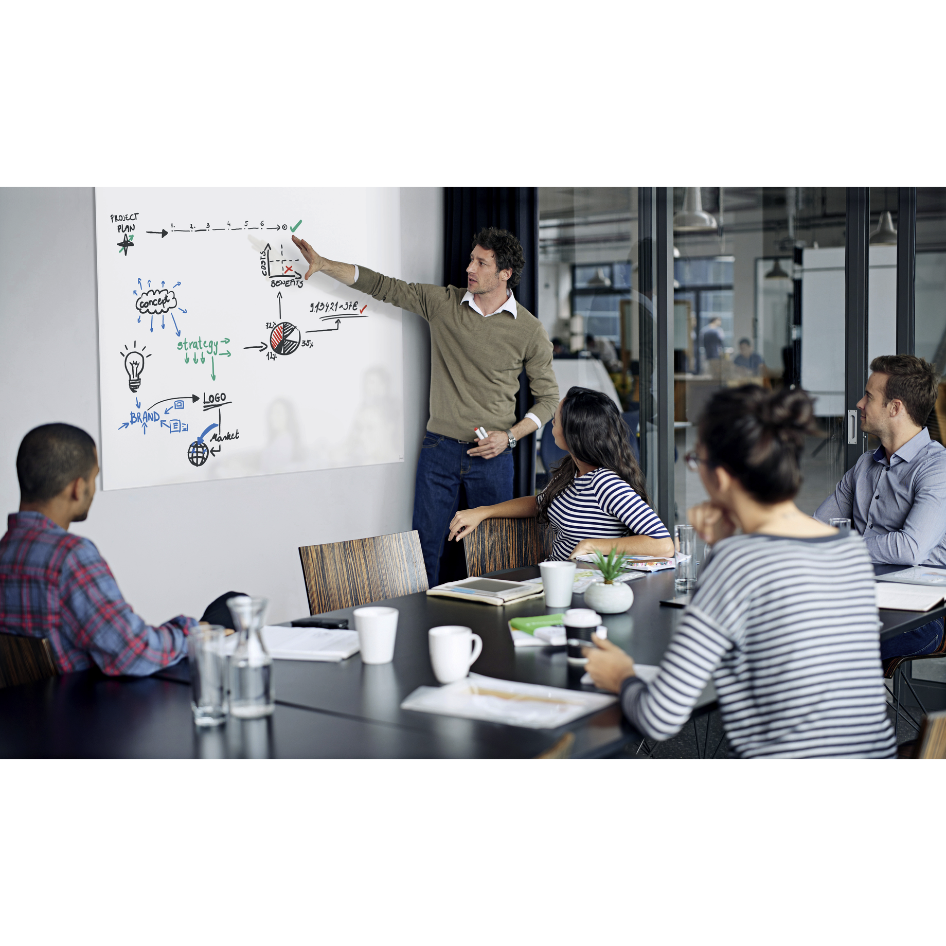 Glas-Magnetboard Artverum