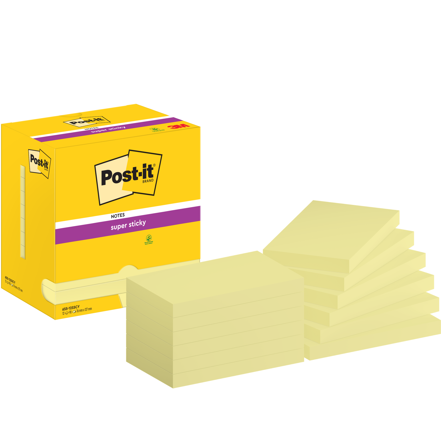 Super Sticky Notes, gelb