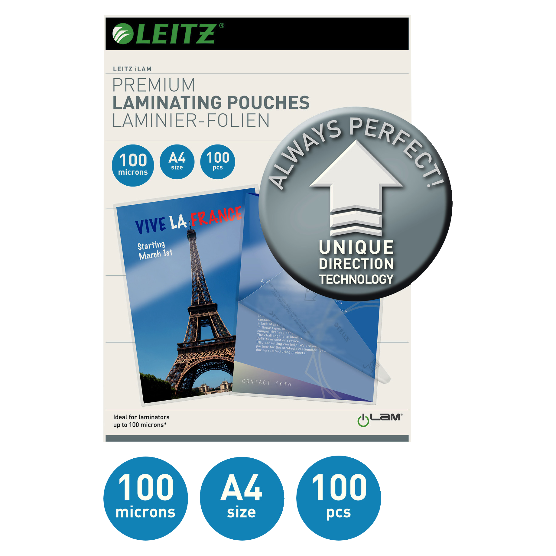 Laminierfolie Standard UDT, glänzend Laminierfolie Standard UDT, glänzend