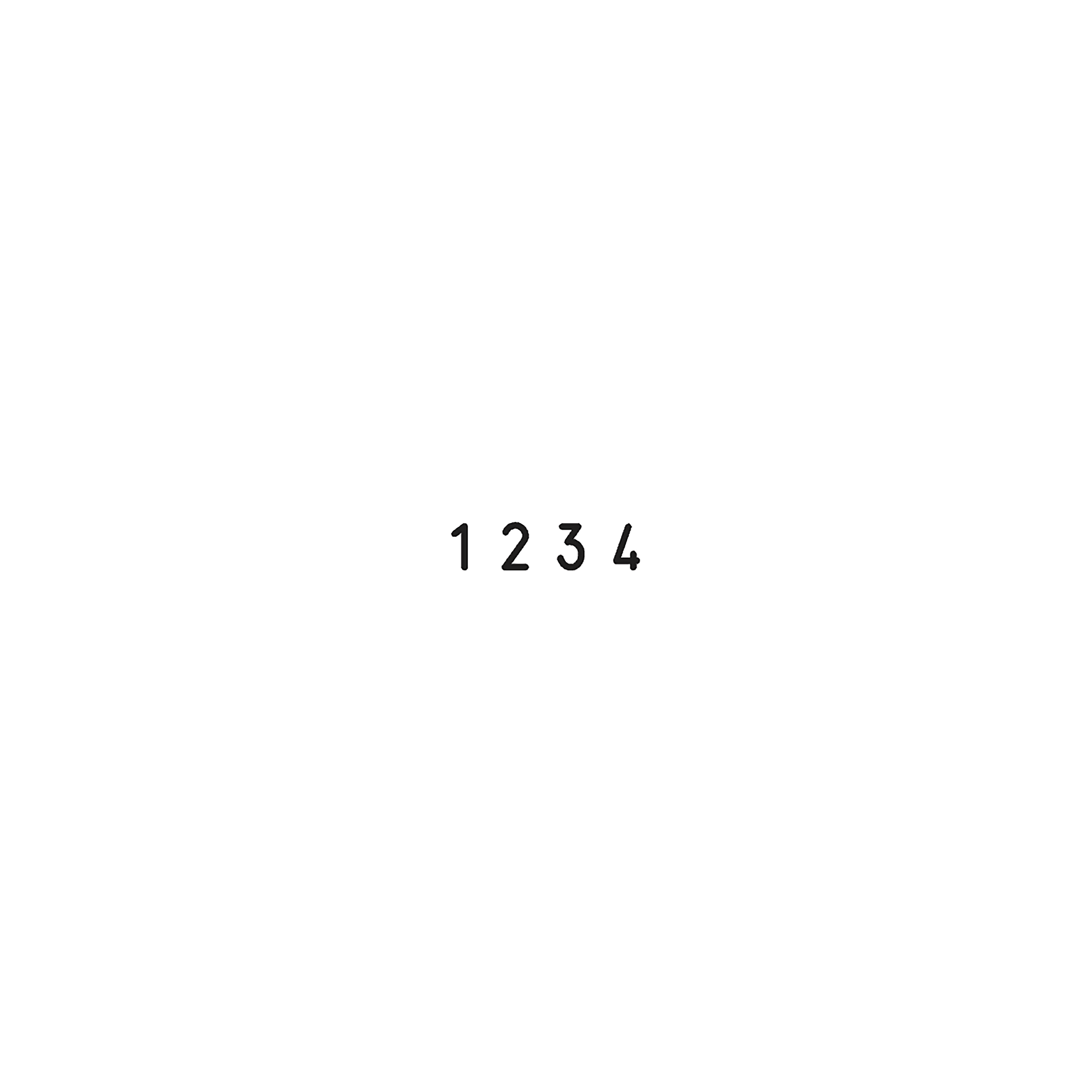 classic line Ziffernbandstempel