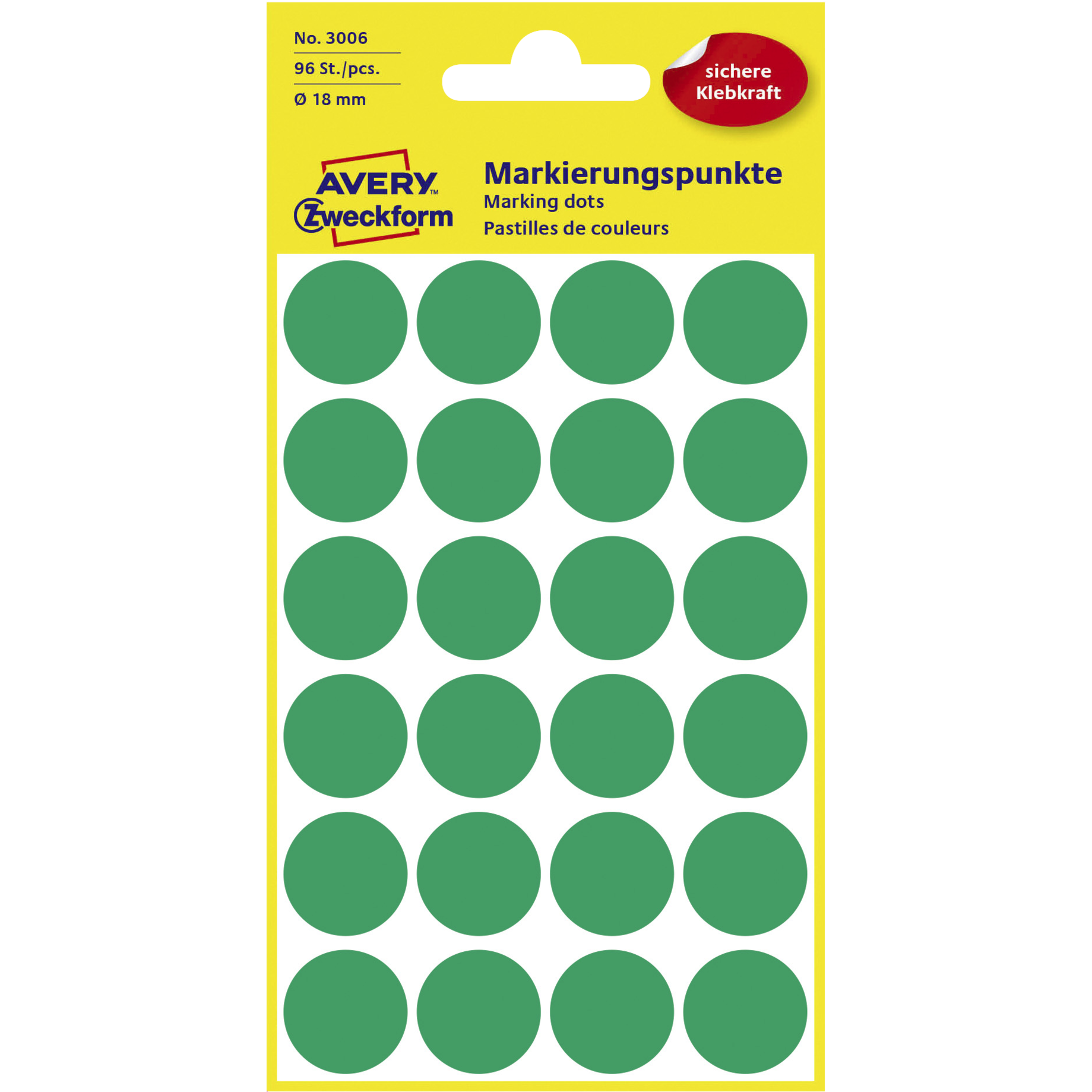 Markierungspunkt, farbig