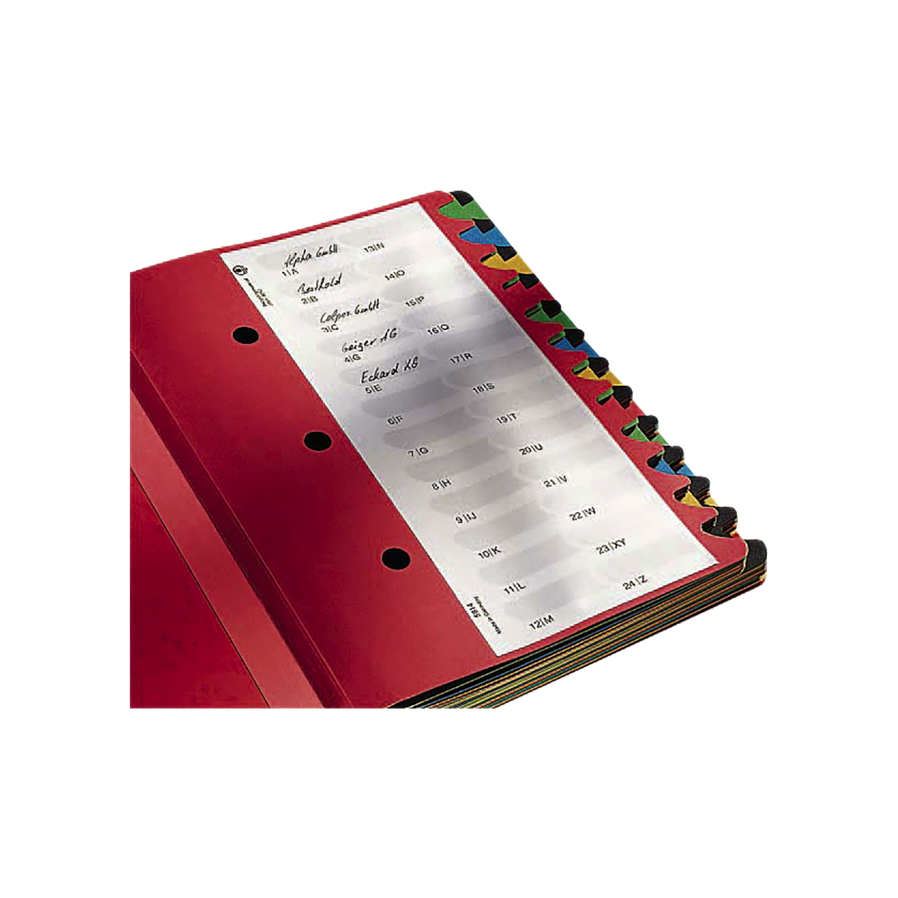 Deskorganizer Color 1 - 24 / A - Z