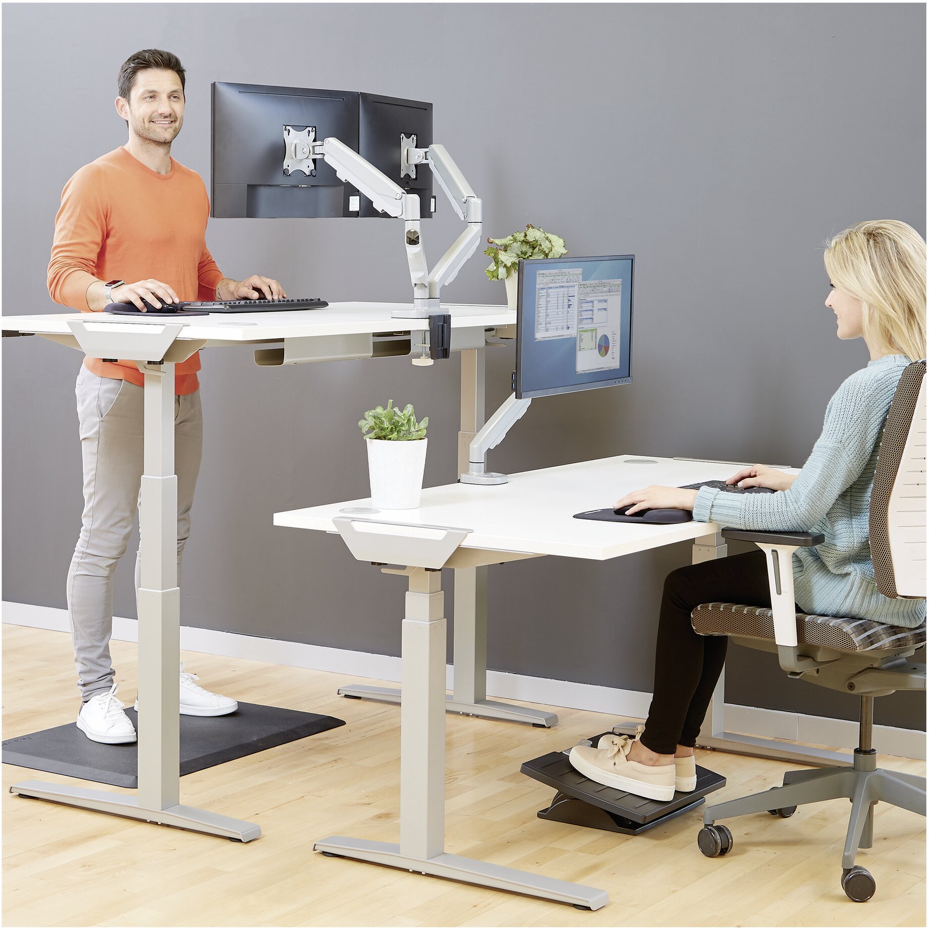 Dreifach-Monitorarm Platinum Series